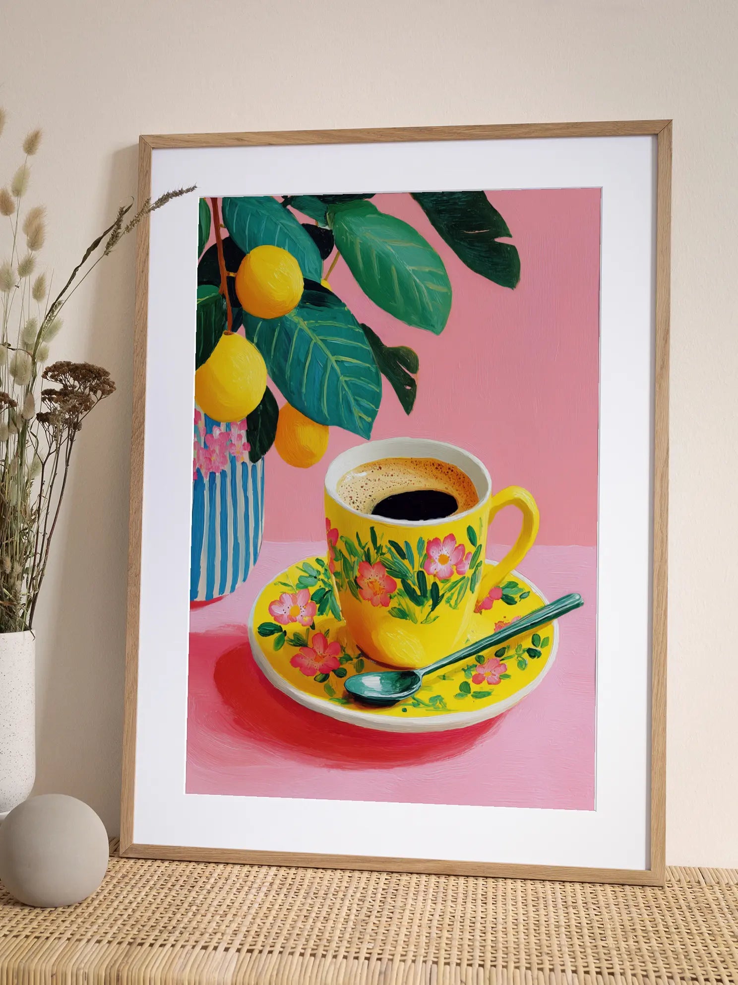 Coffee and Lemons Poster