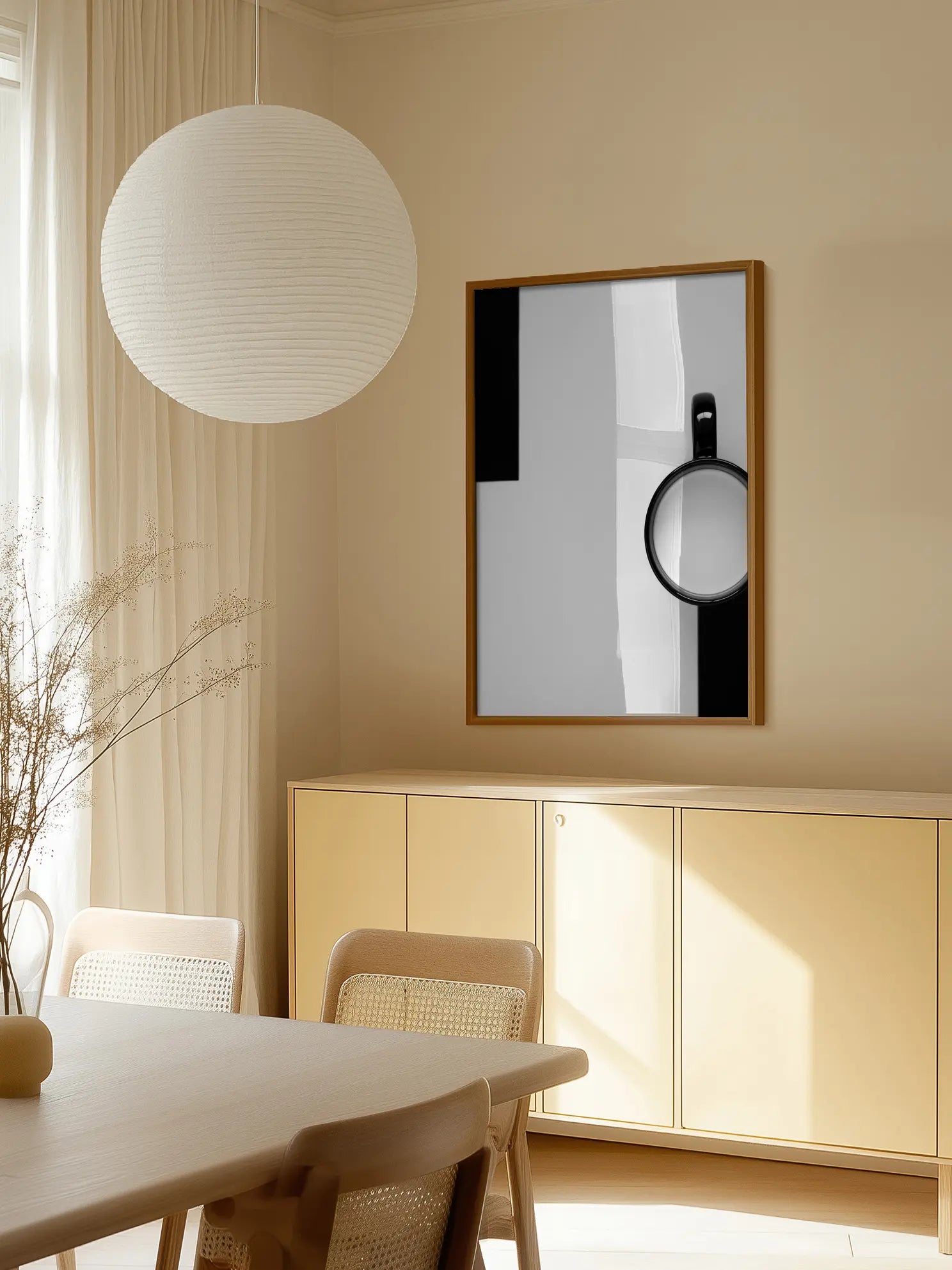 Coffee and Milk Cups Poster