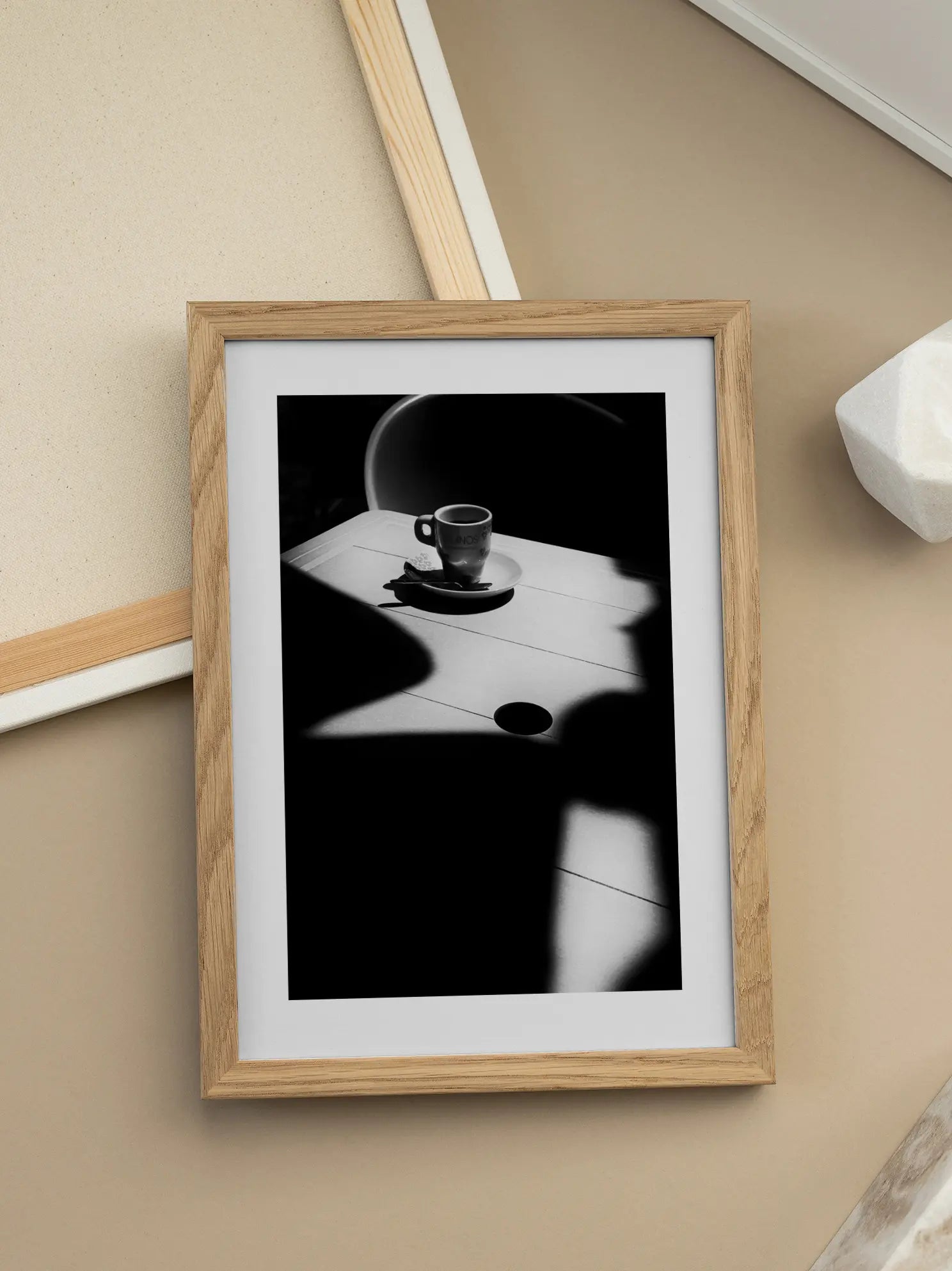 Coffee Cup on Table Poster