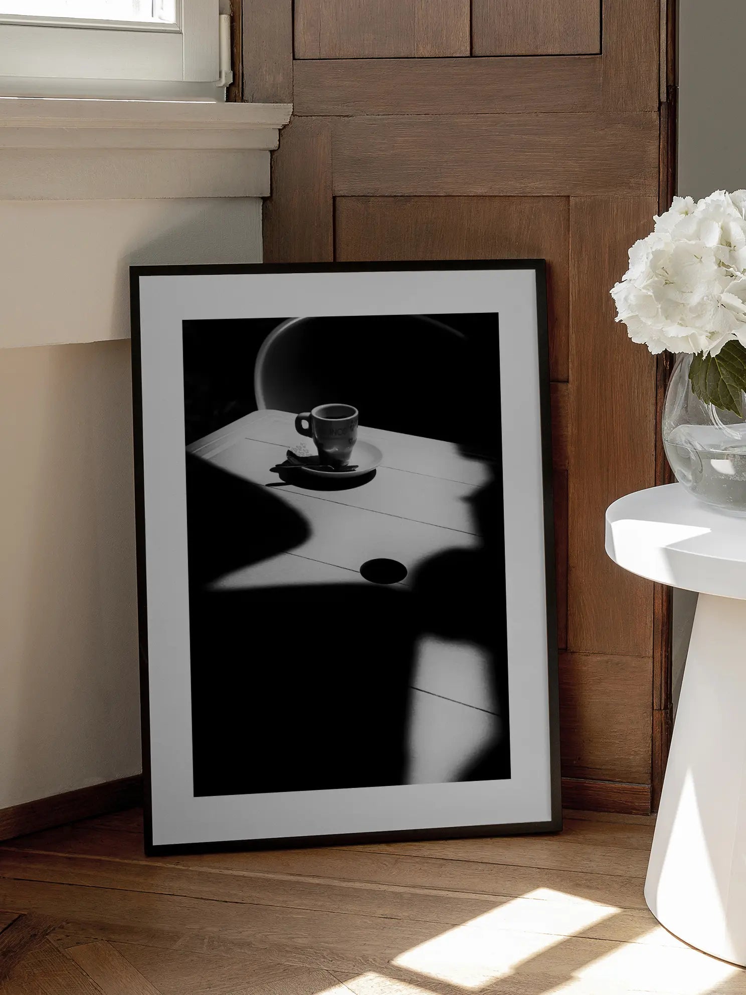 Coffee Cup on Table Poster