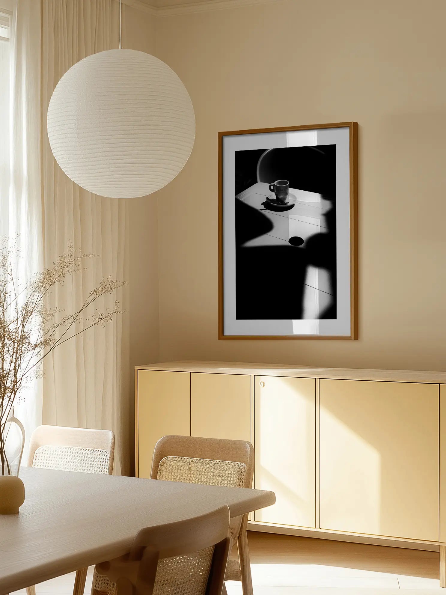 Coffee Cup on Table Poster