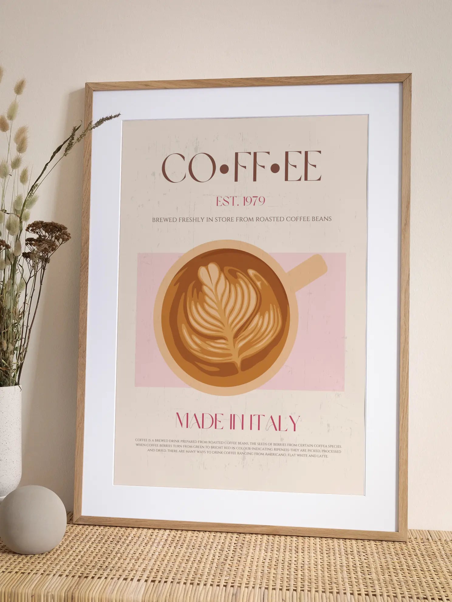 Coffee Made in Italy Poster