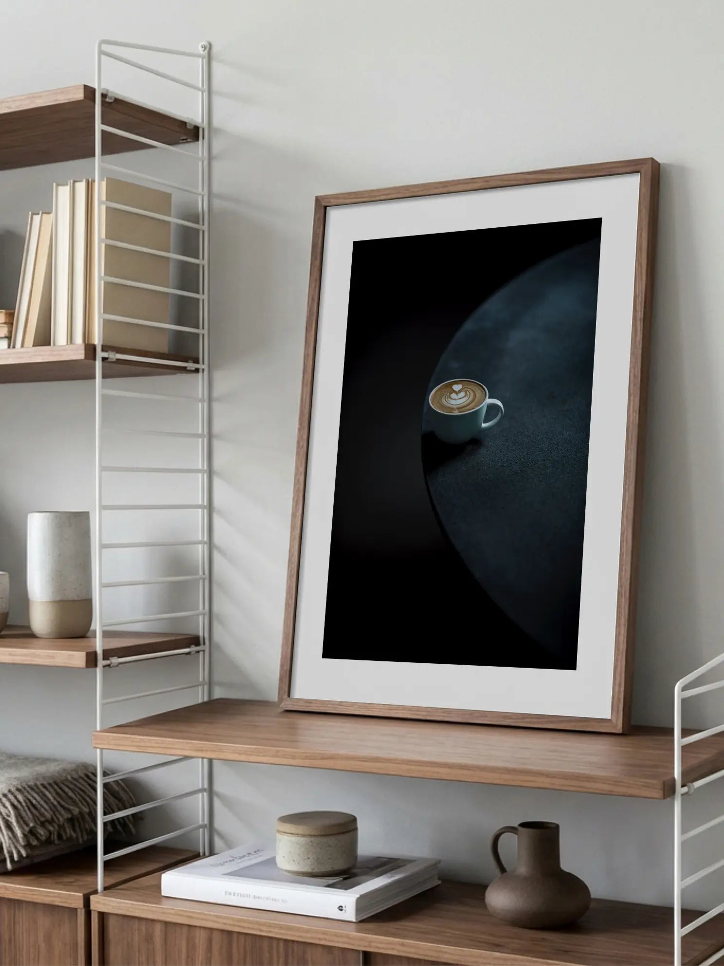 Coffee on Table Poster