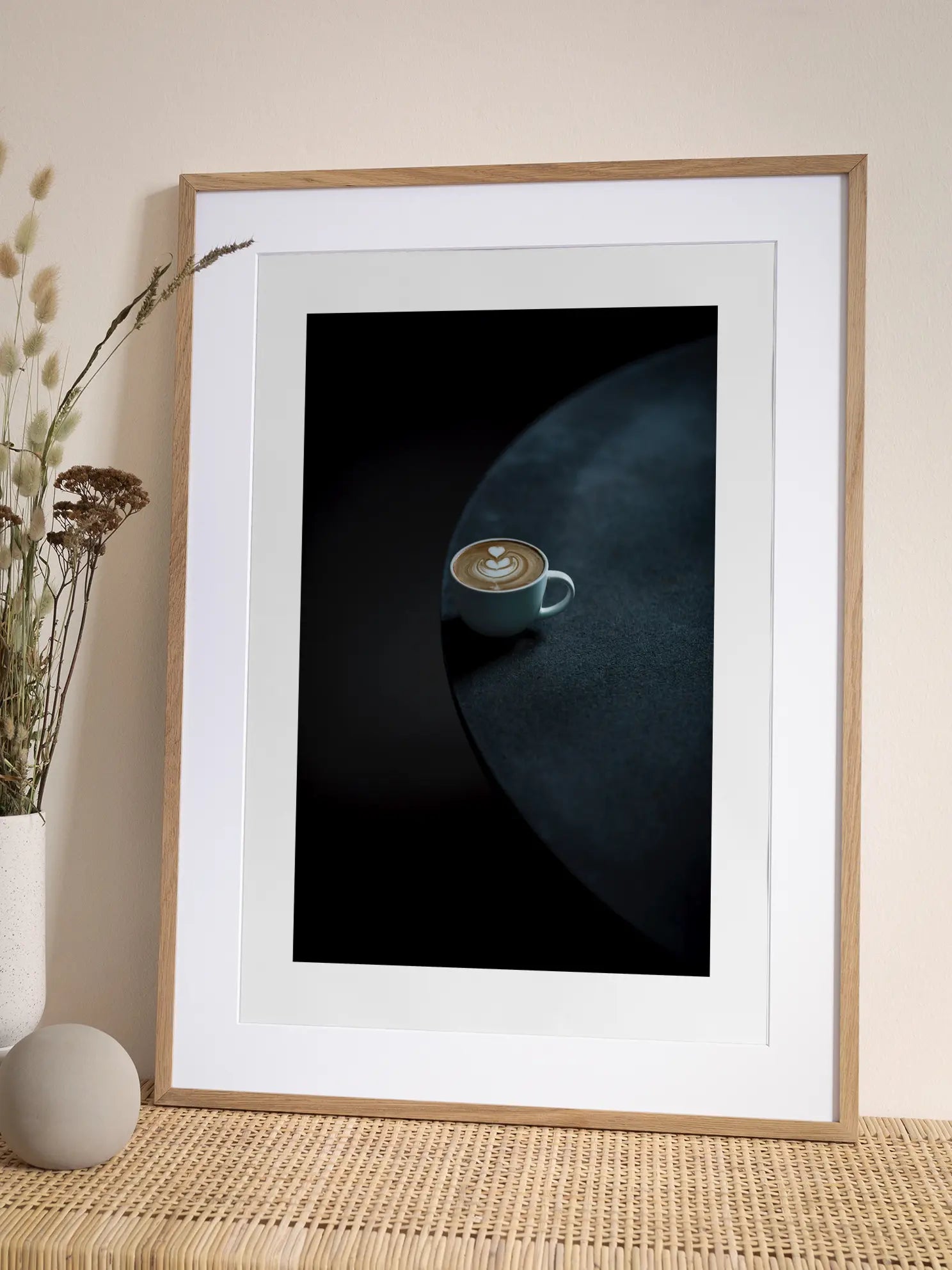 Coffee on Table Poster