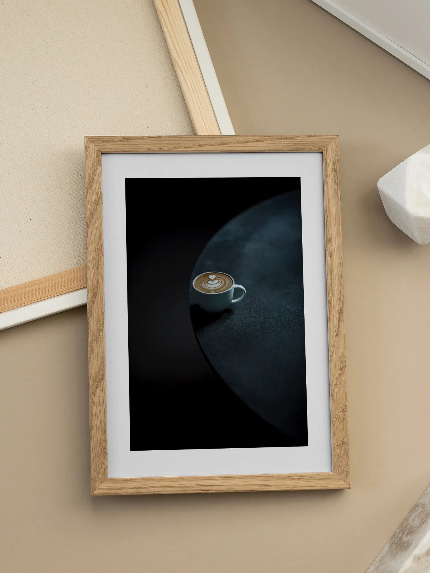 Coffee on Table Poster
