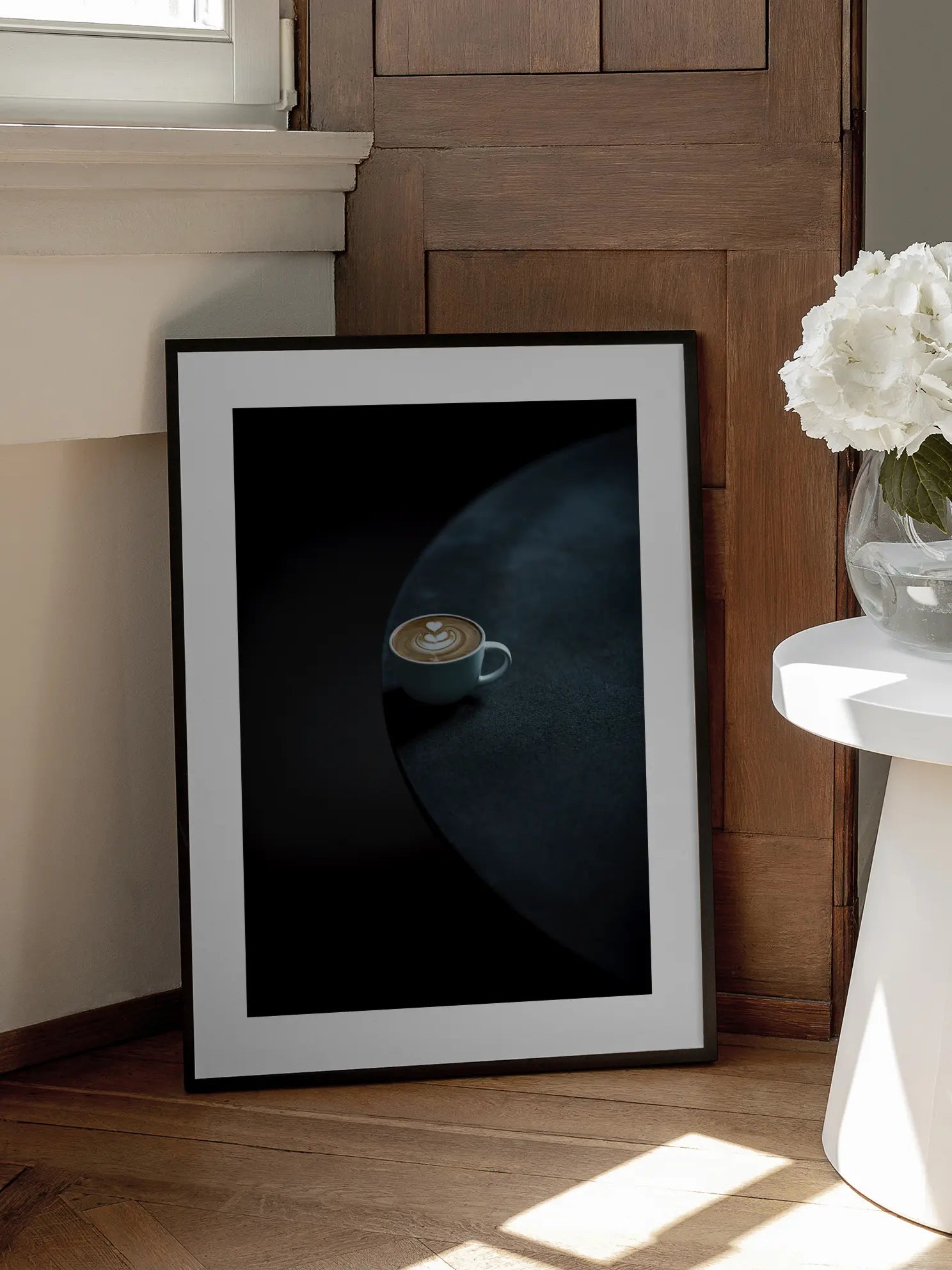 Coffee on Table Poster