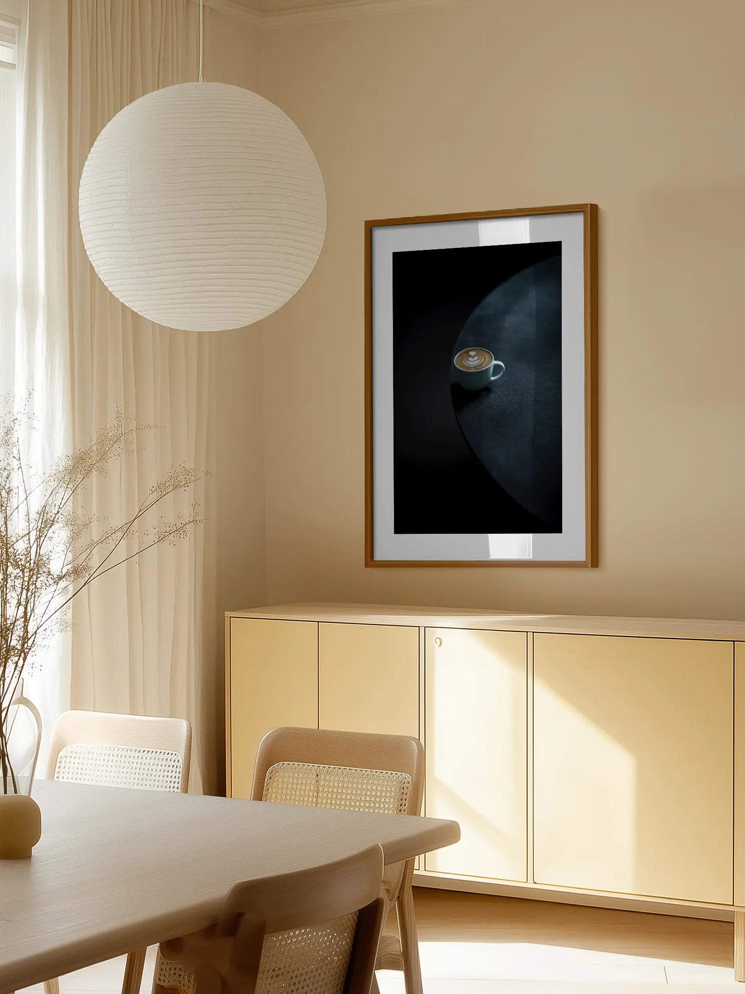 Coffee on Table Poster