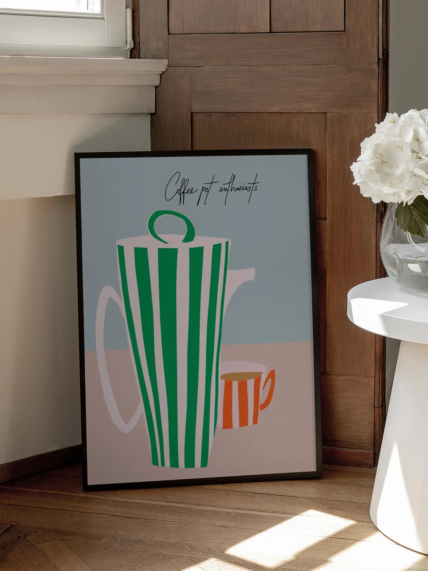 Coffee Pot Enthusiasts Poster
