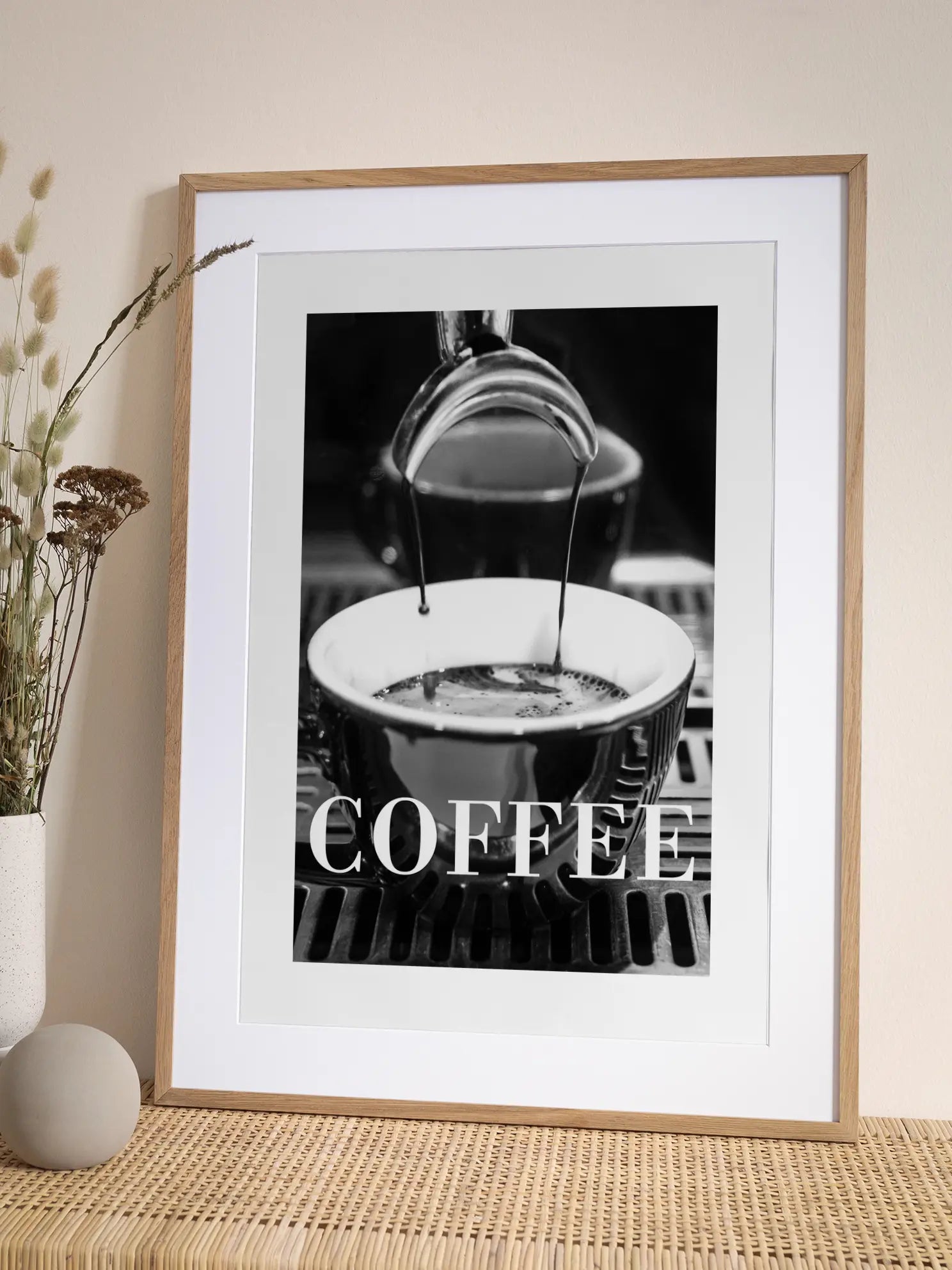 Coffee Pouring Tasse Moment Poster