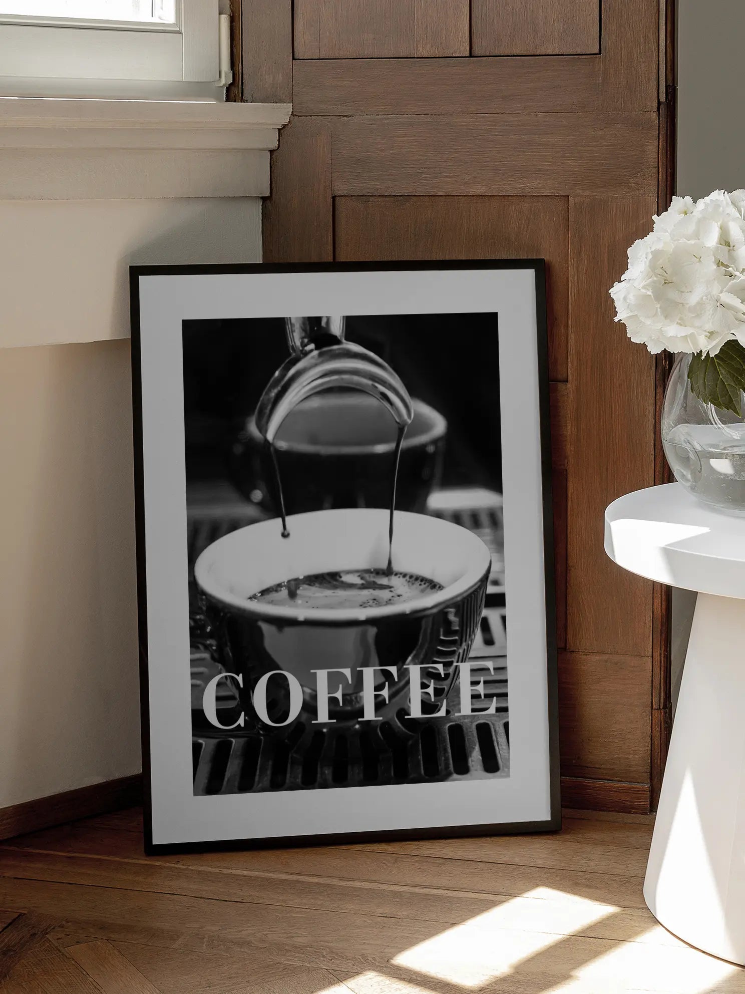 Coffee Pouring Tasse Moment Poster