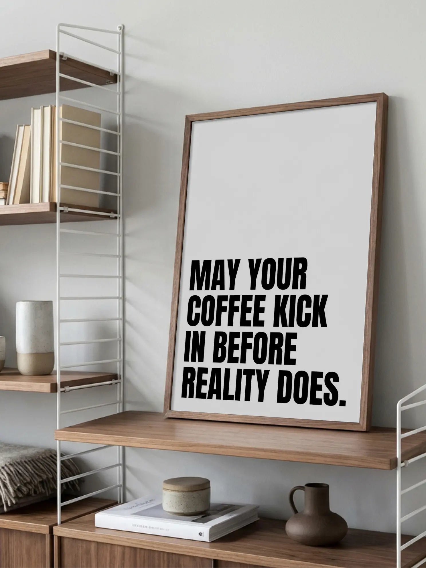 Coffee Quote Poster
