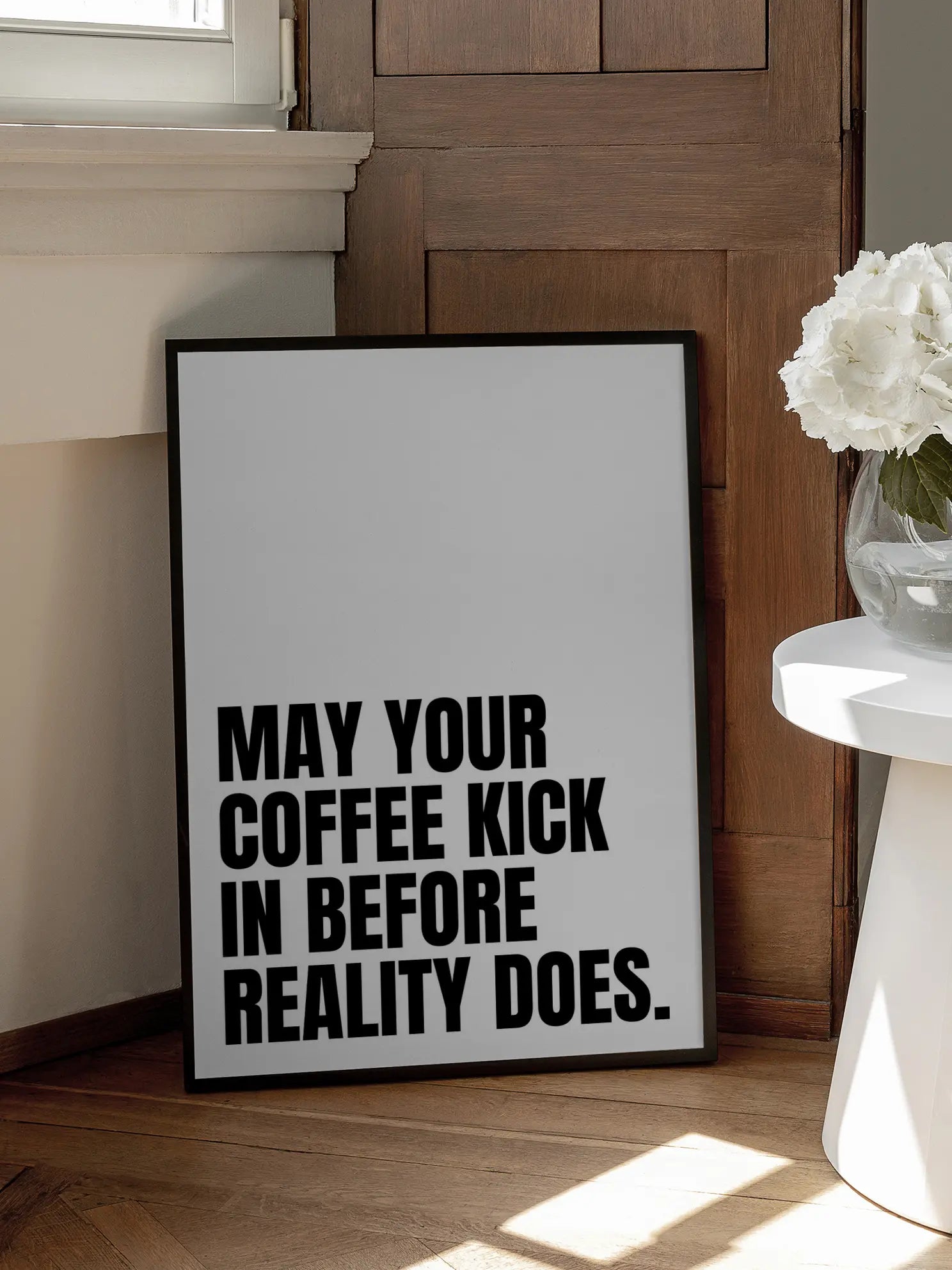 Coffee Quote Poster