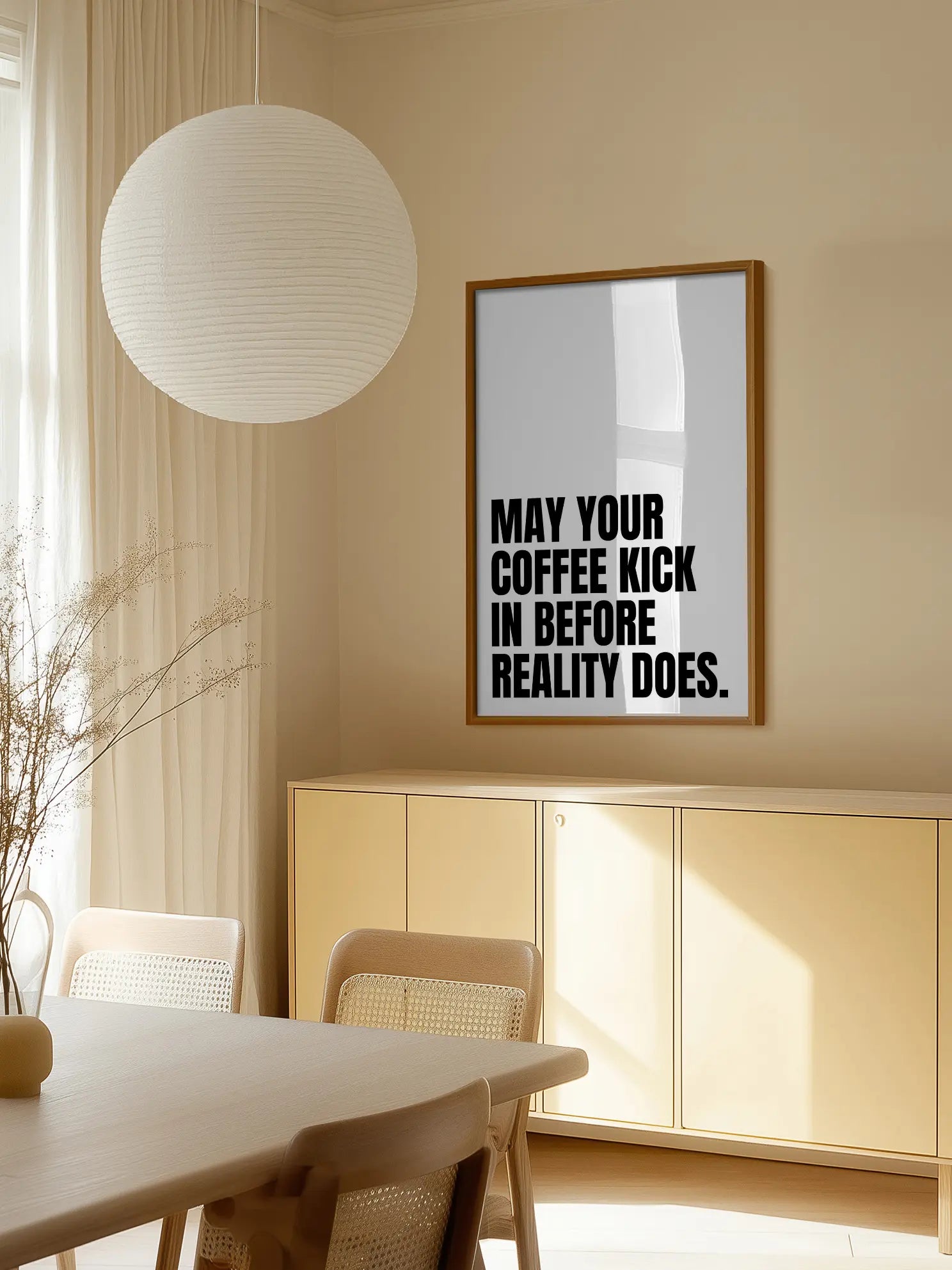 Coffee Quote Poster
