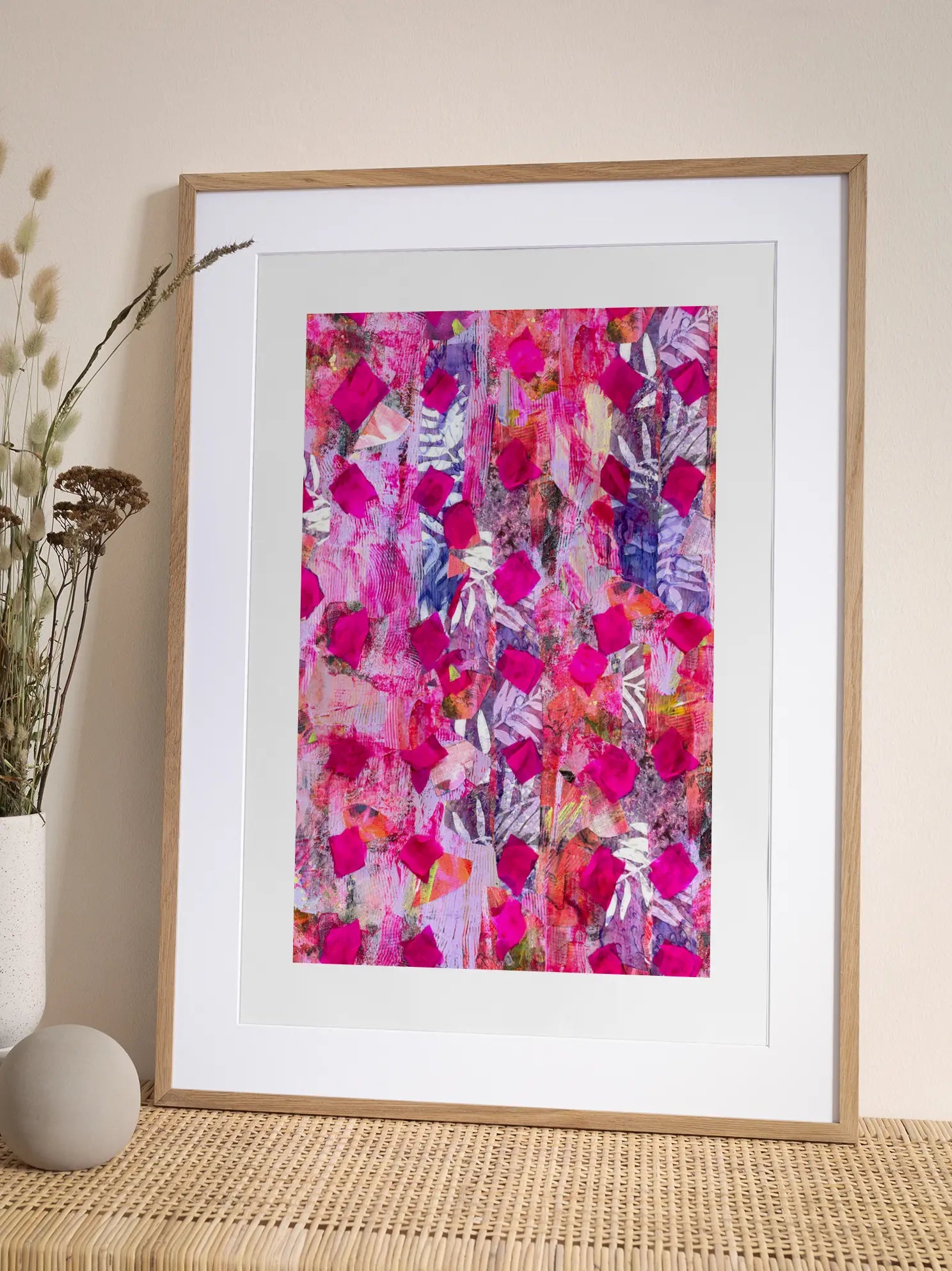 Collage Painting Poster