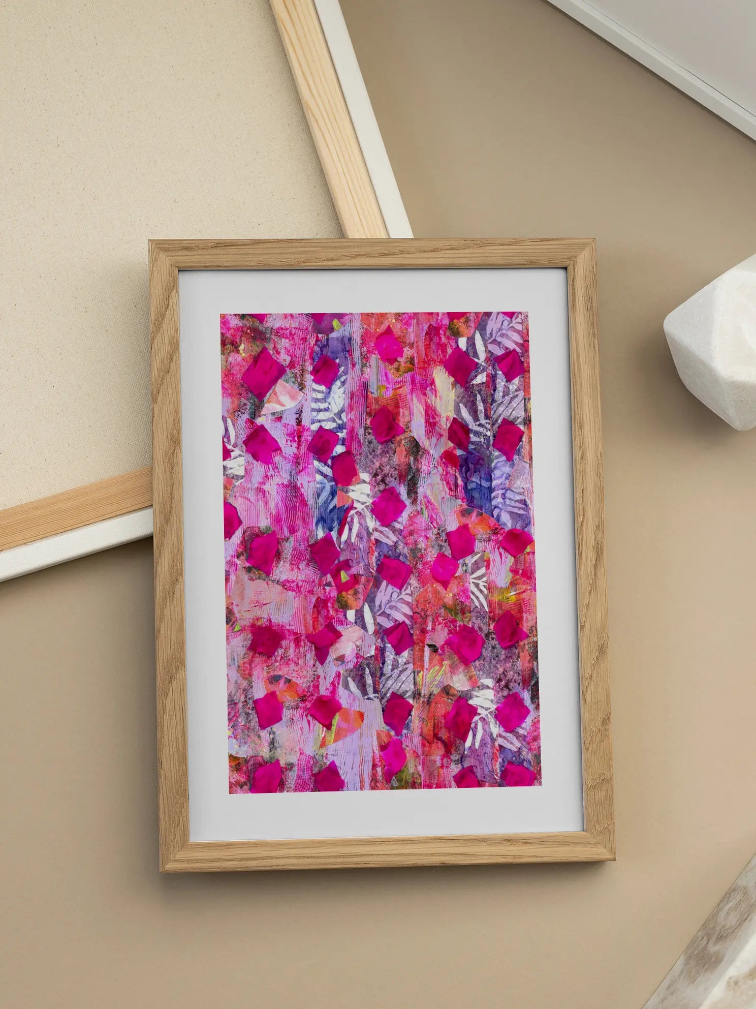 Collage Painting Poster