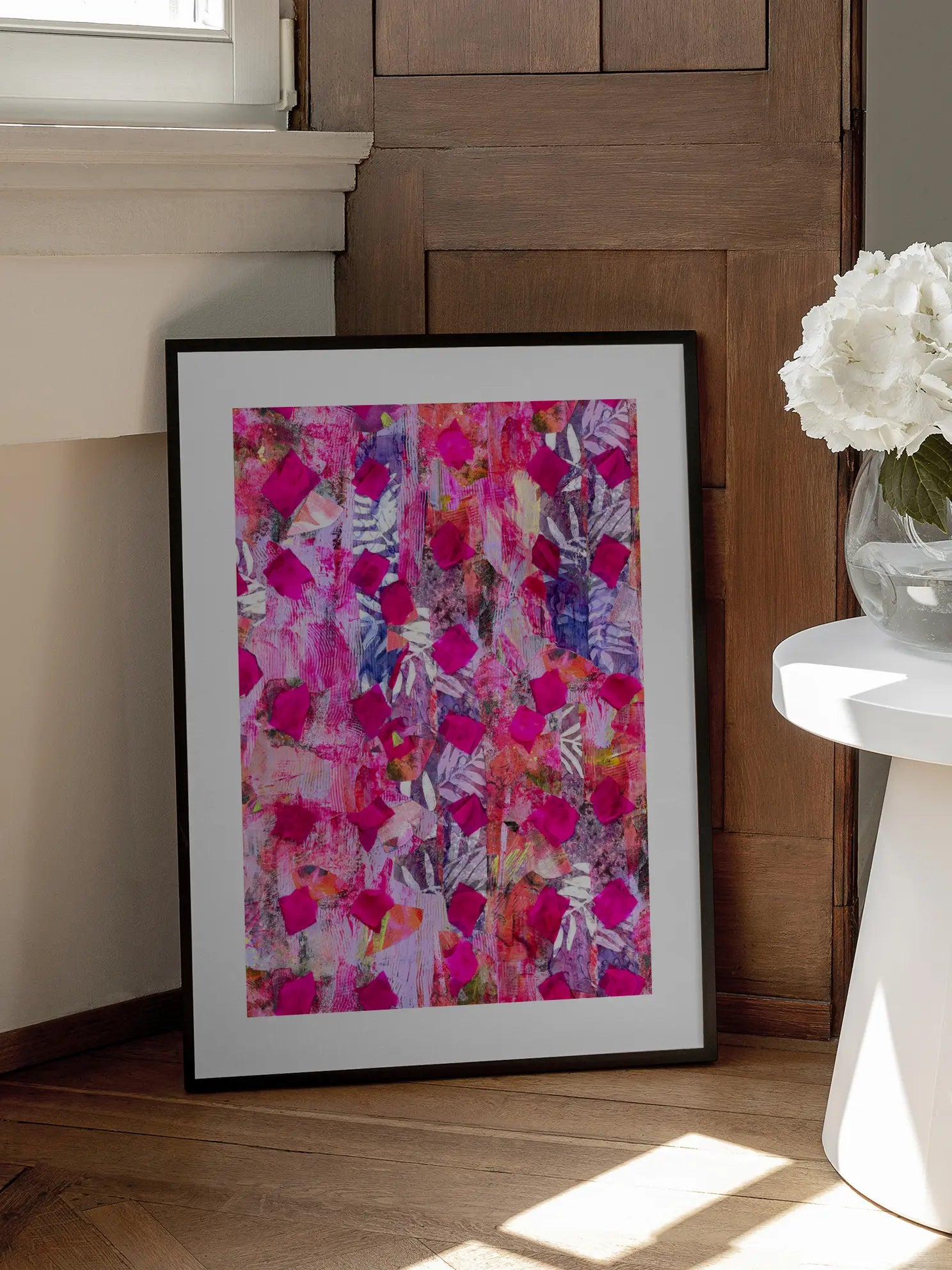 Collage Painting Poster