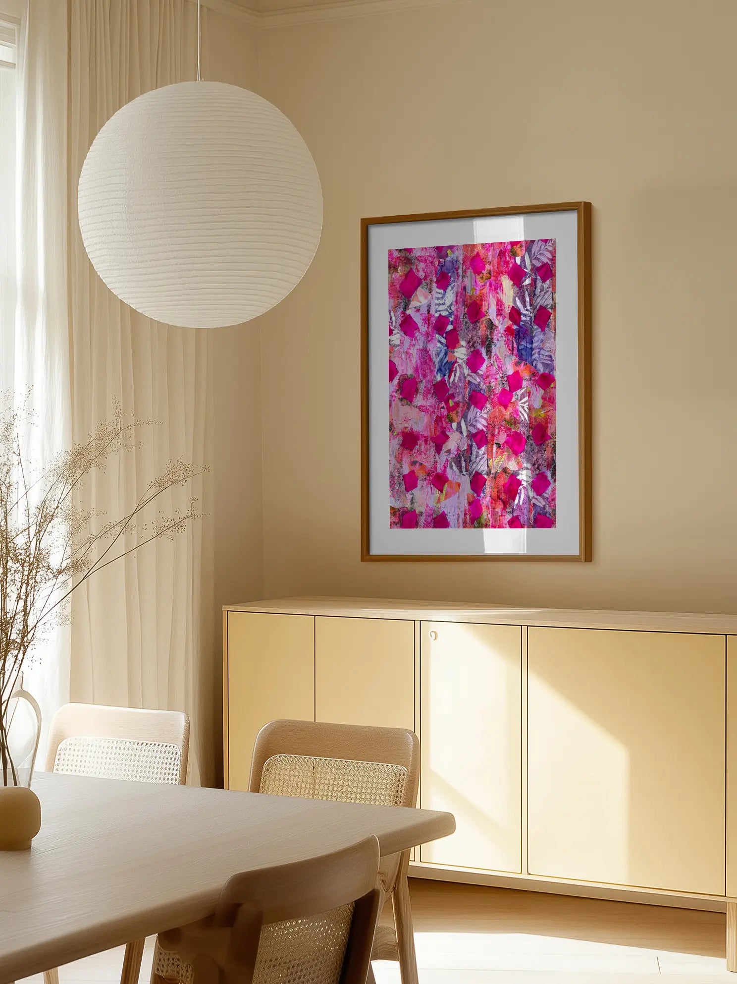 Collage Painting Poster