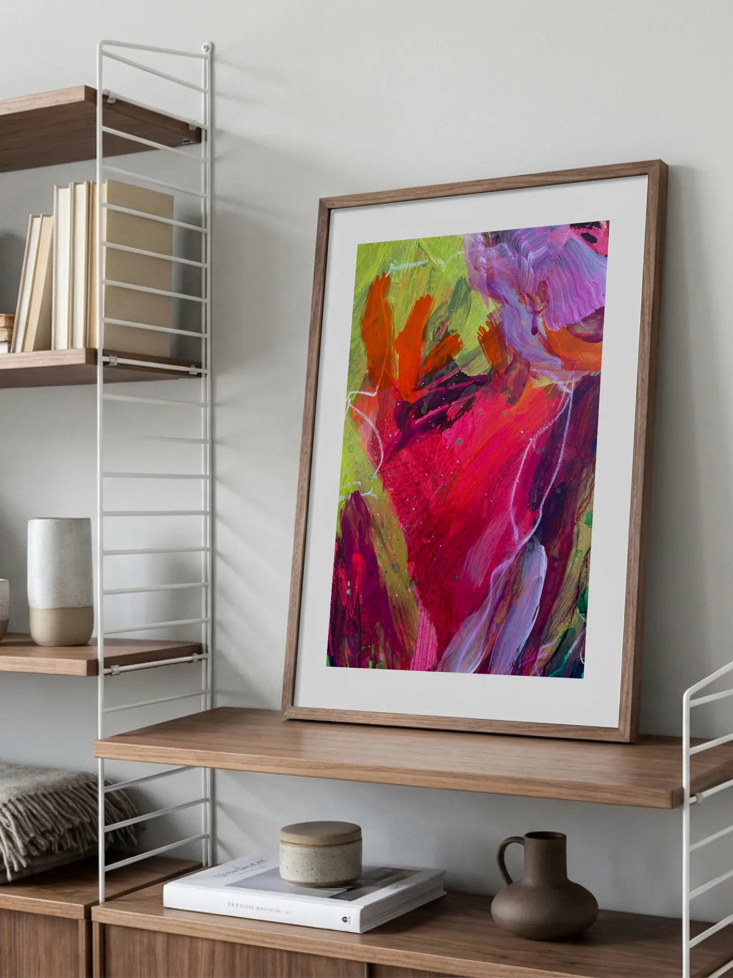 Color Burst Abstract Poster