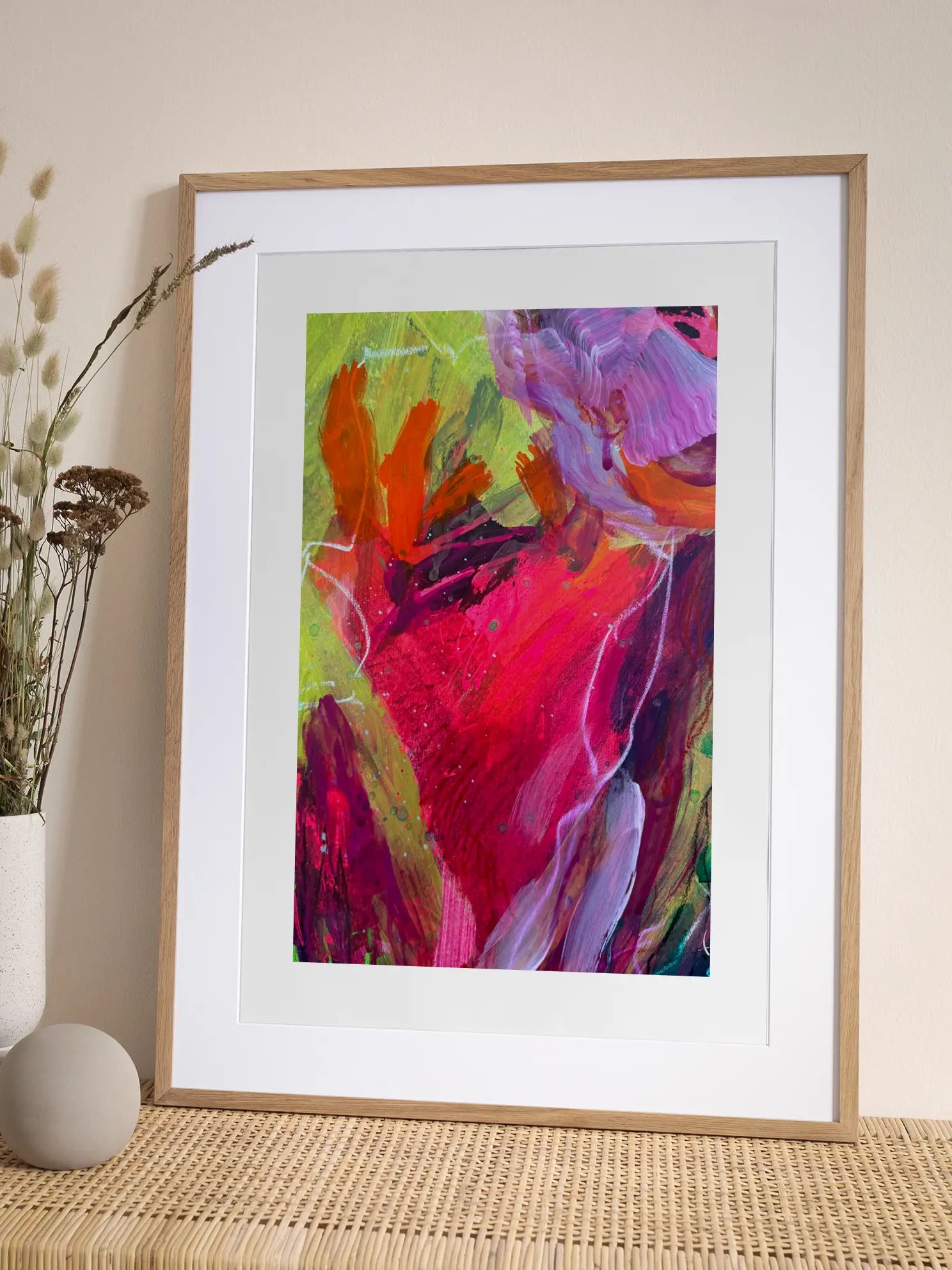 Color Burst Abstract Poster