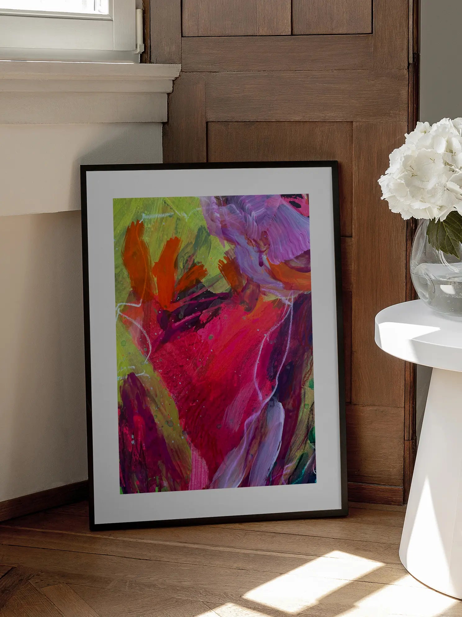 Color Burst Abstract Poster