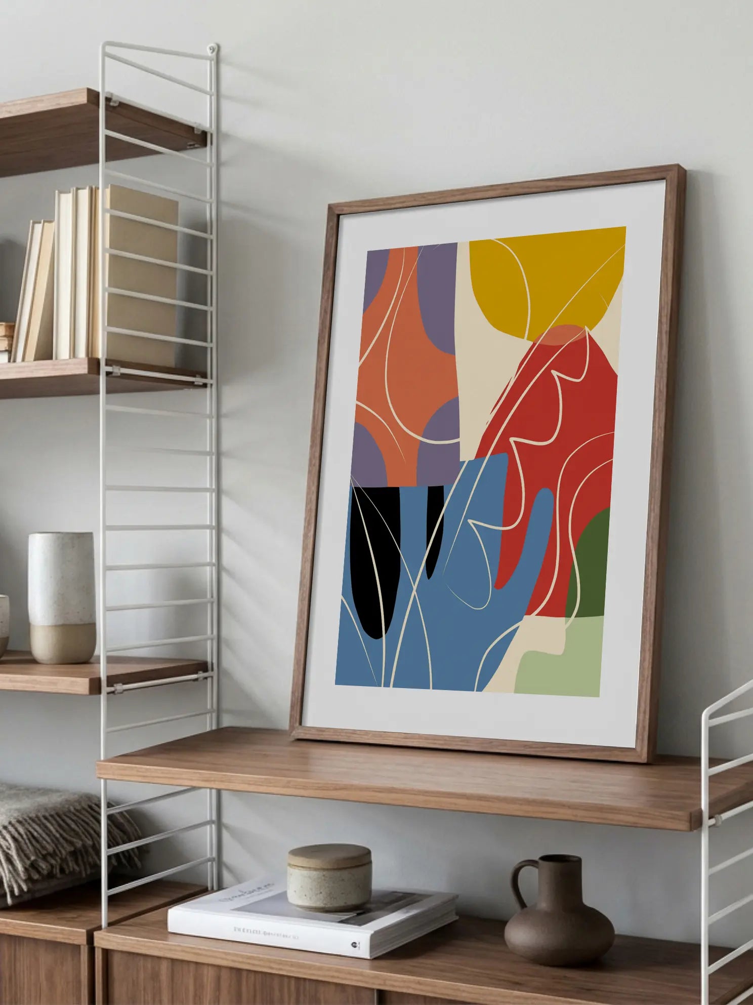 Color Flow Abstract Poster