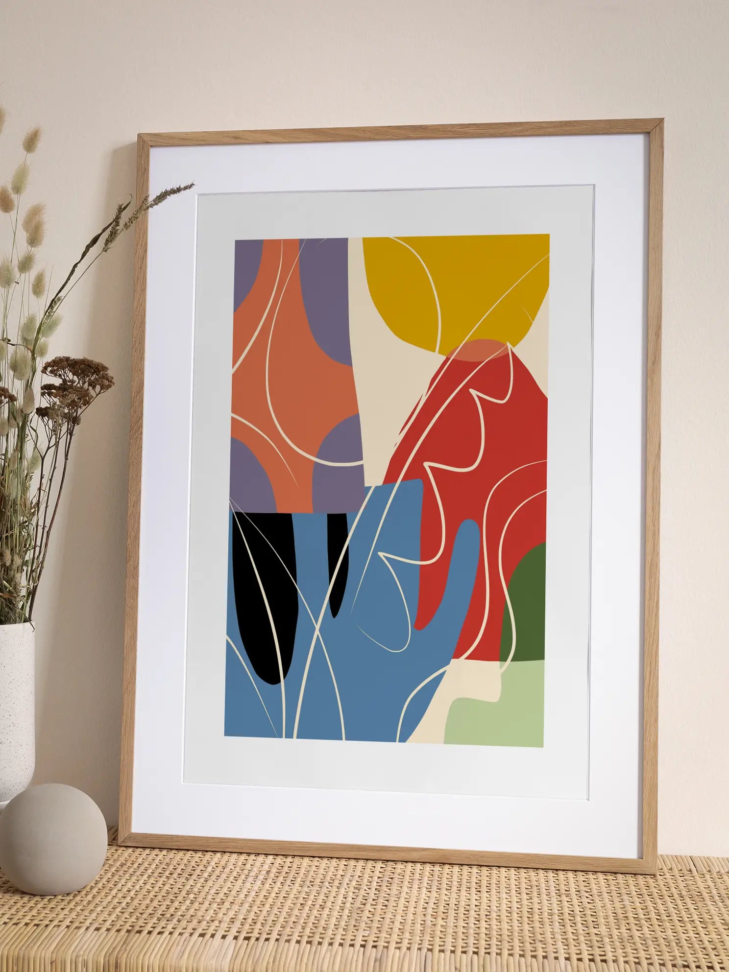 Color Flow Abstract Poster