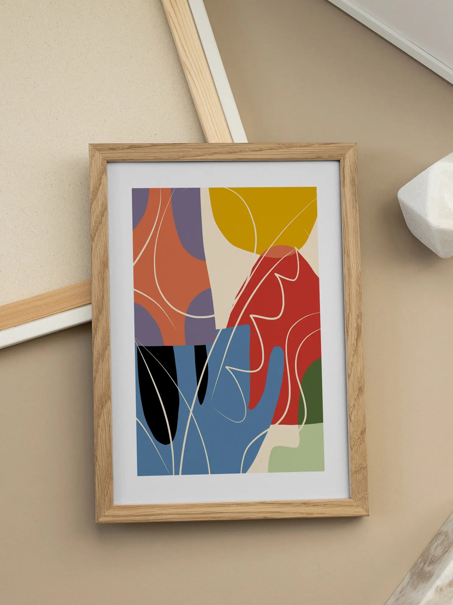 Color Flow Abstract Poster