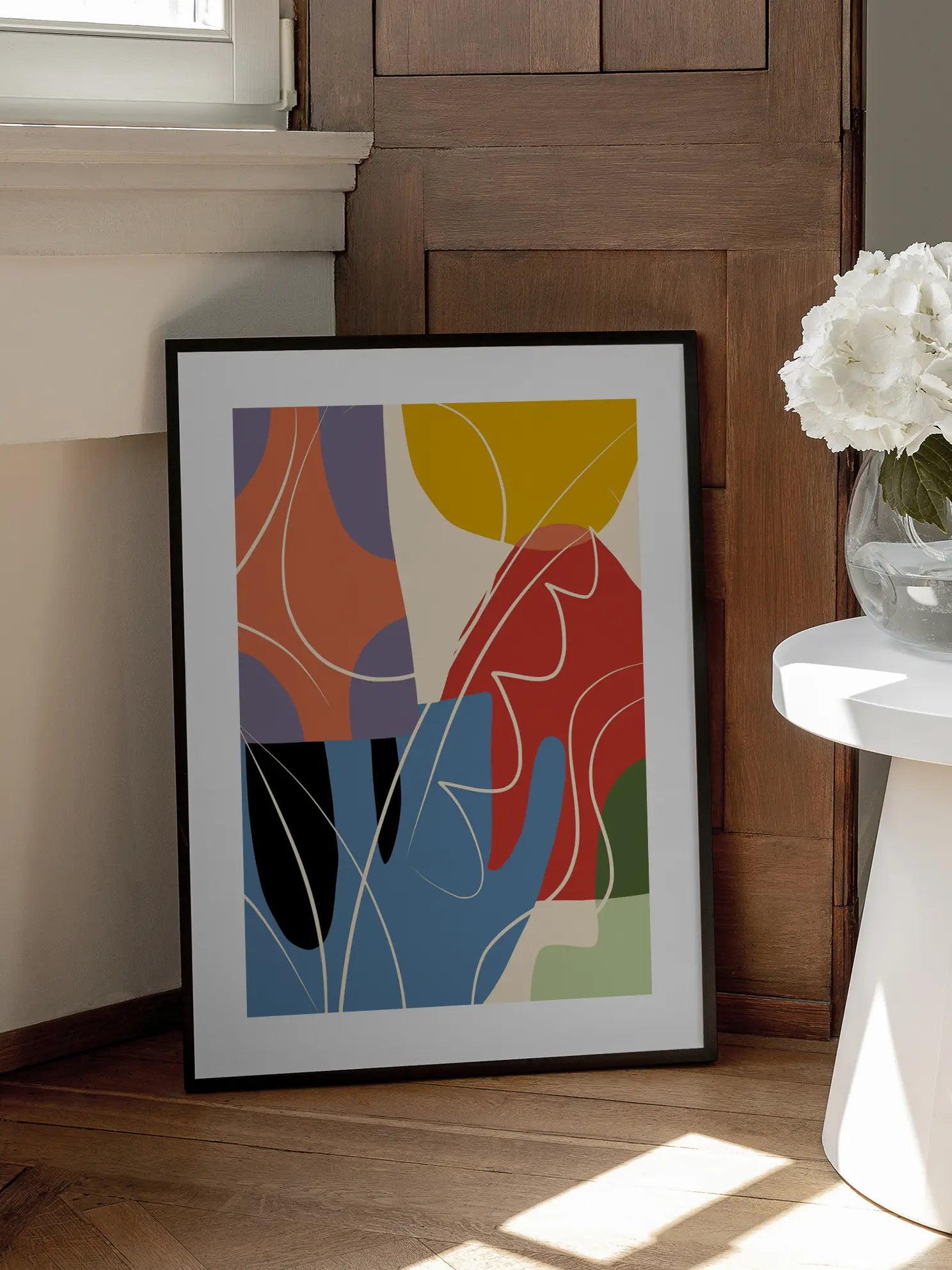 Color Flow Abstract Poster
