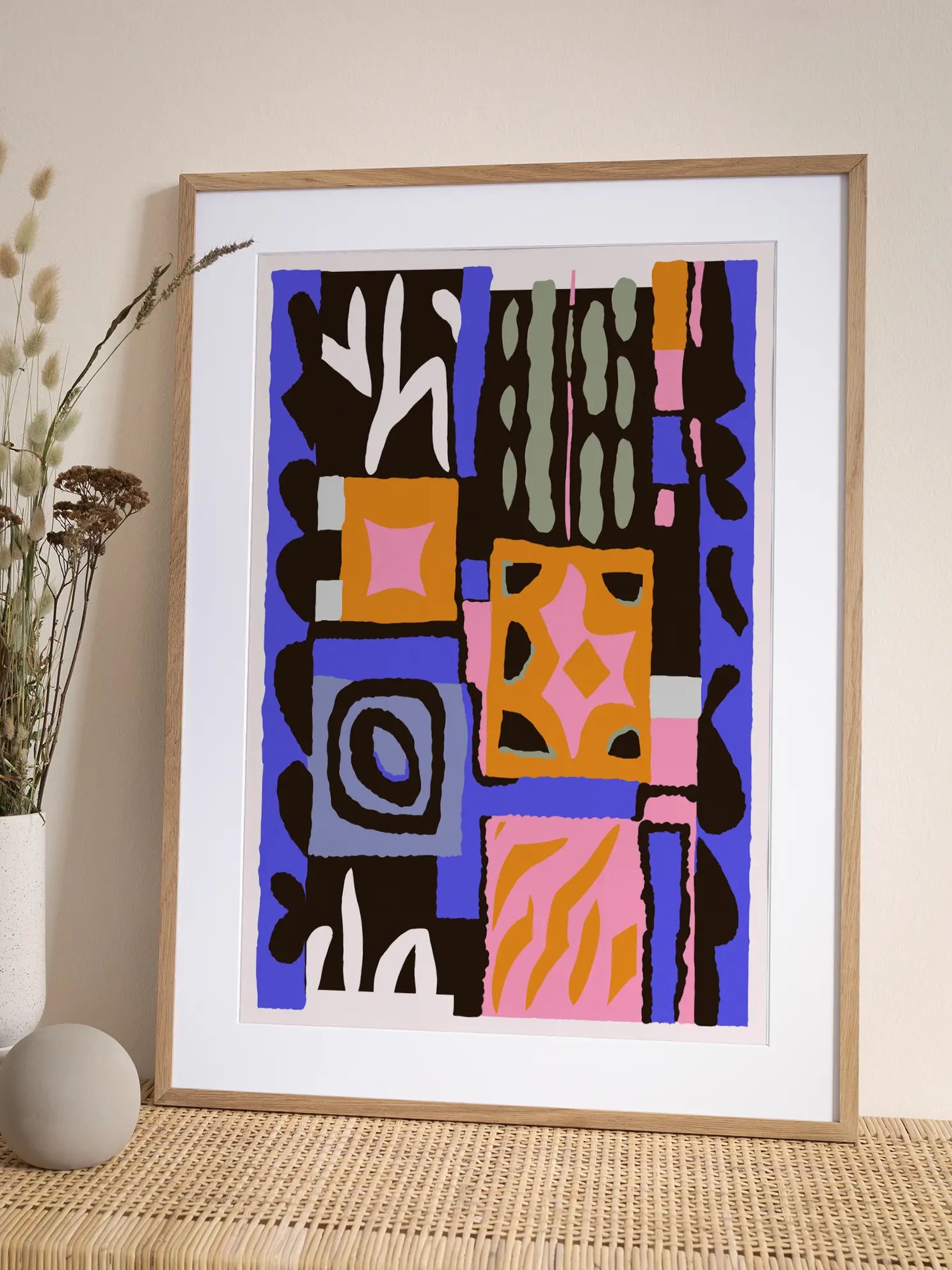 Color Patchwork Poster