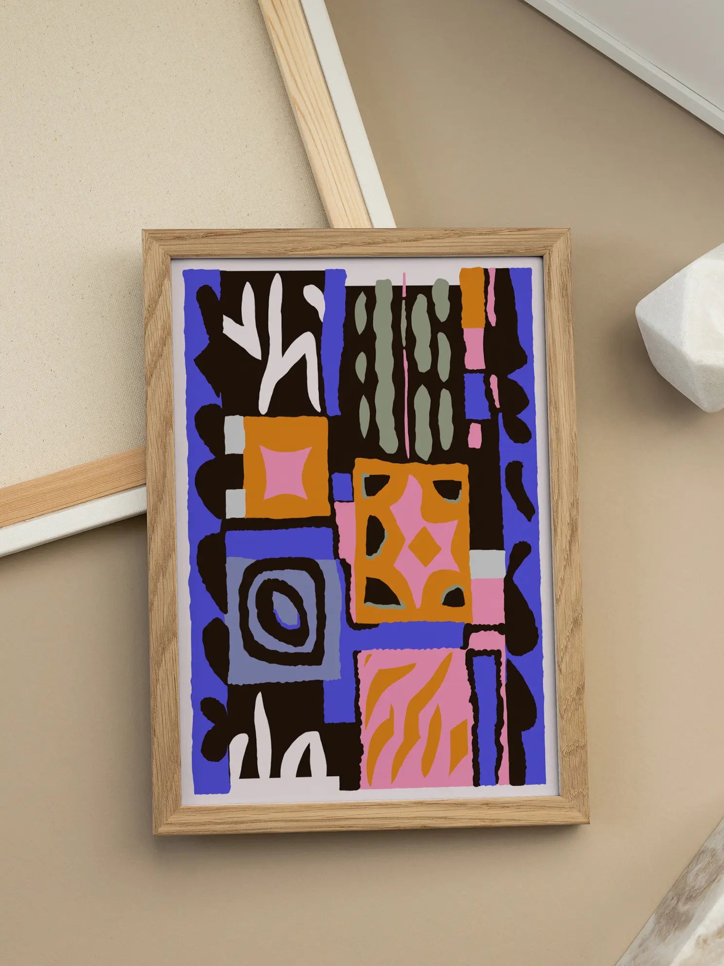Color Patchwork Poster