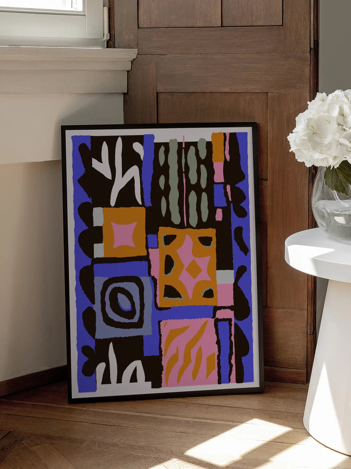 Color Patchwork Poster