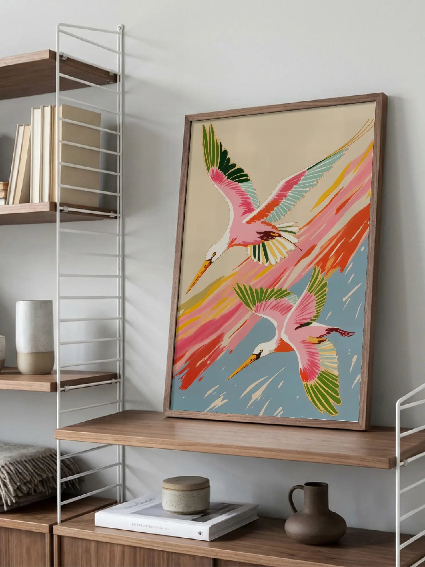 Colorful Birds Poster