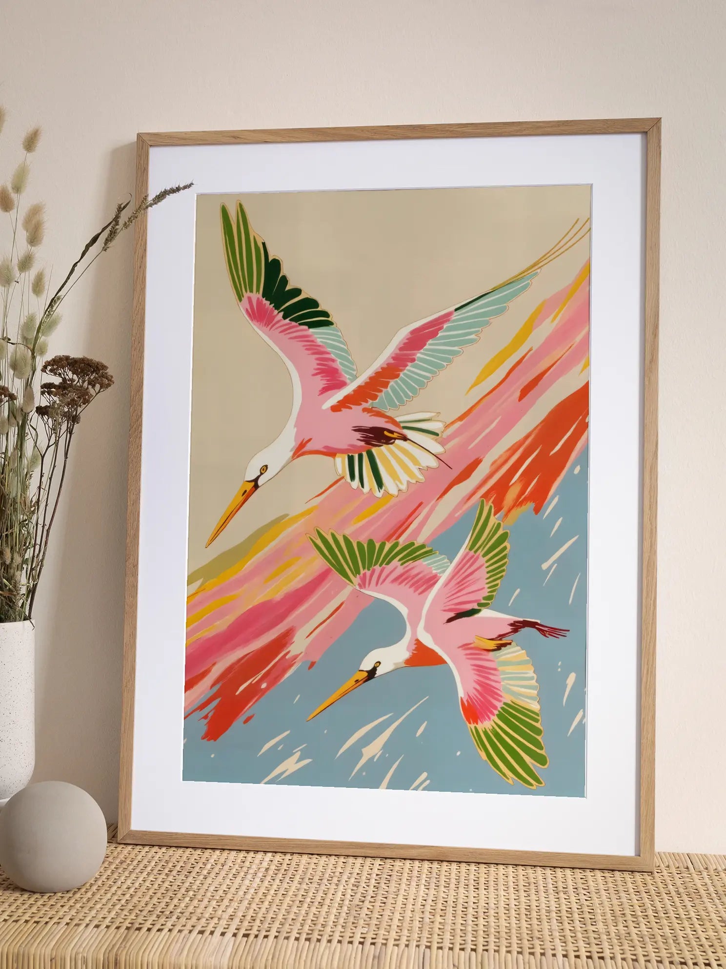 Colorful Birds Poster
