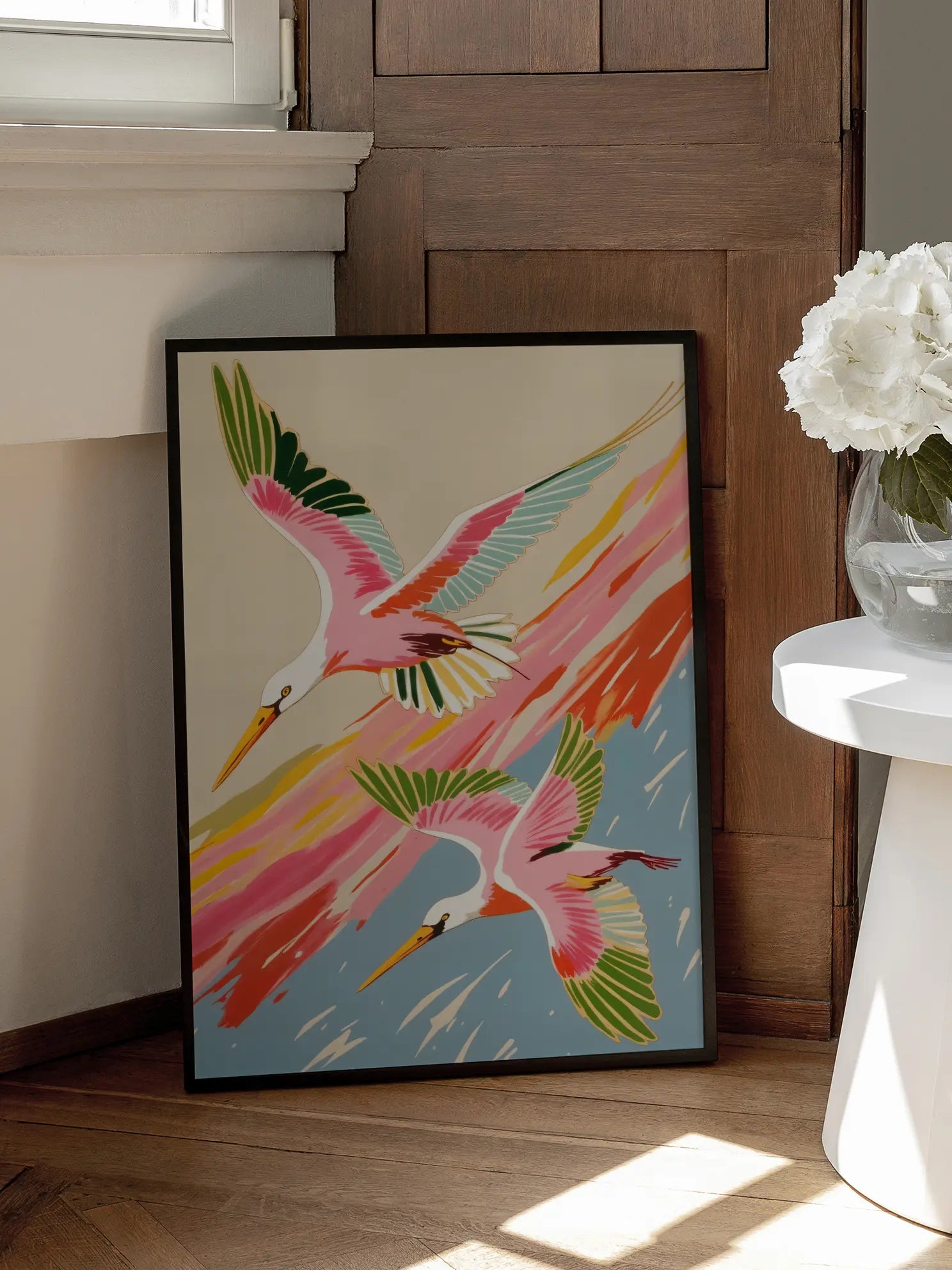 Colorful Birds Poster