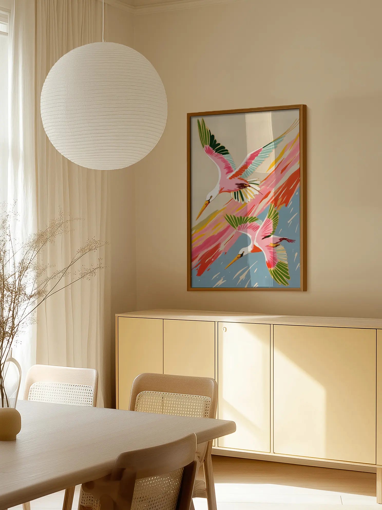 Colorful Birds Poster