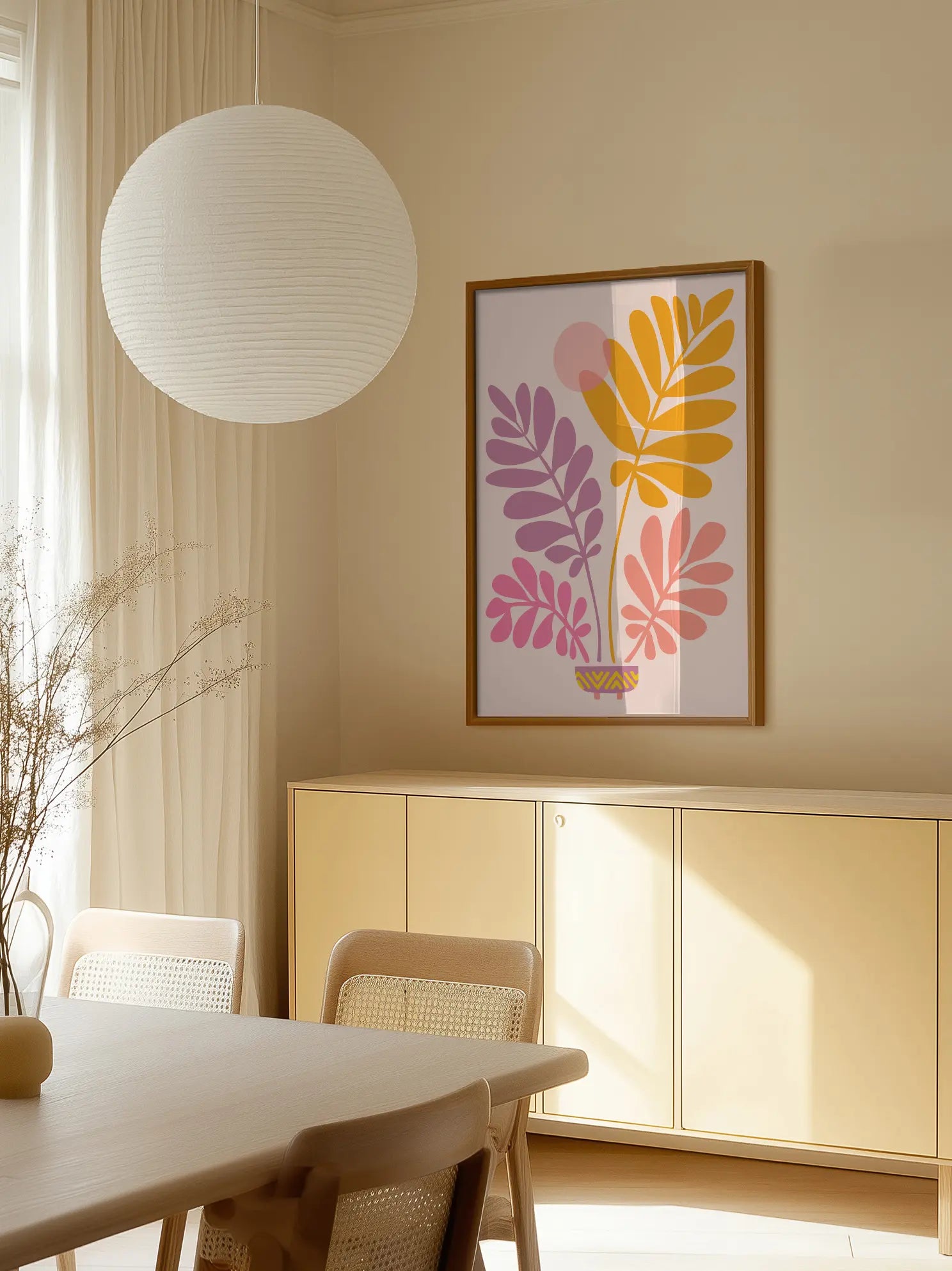 Colorful Botanical Poster