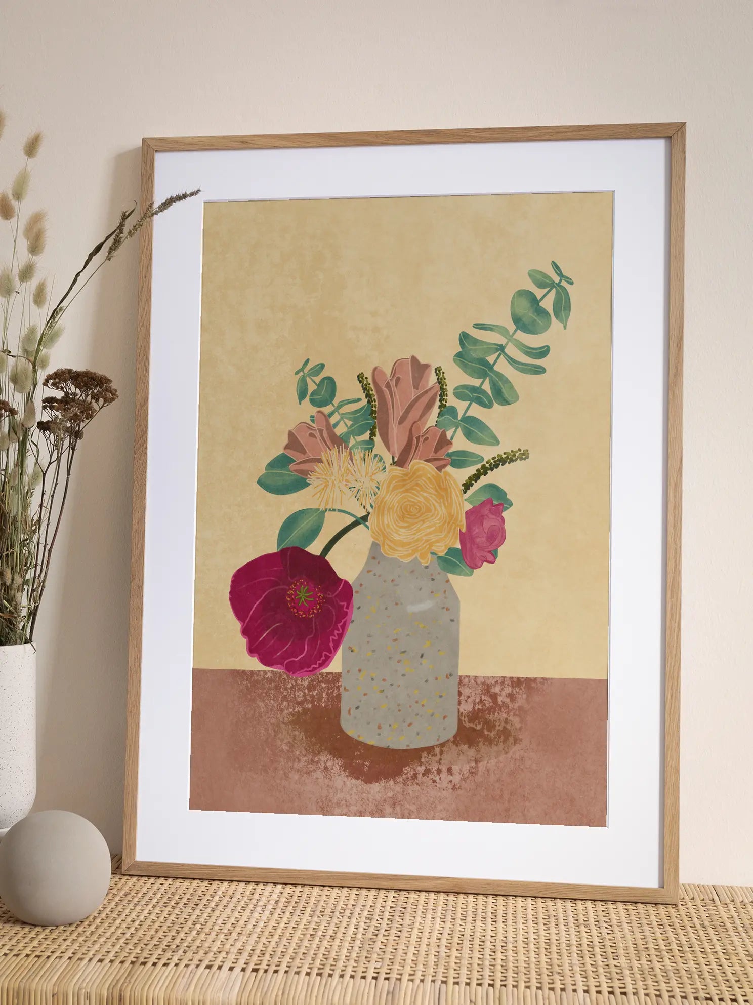 Colorful Bouquet Poster