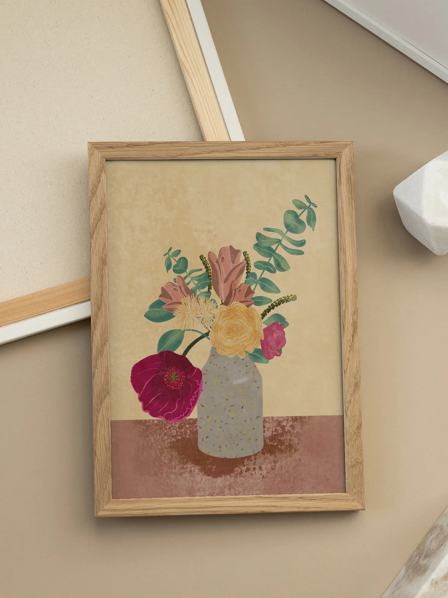 Colorful Bouquet Poster