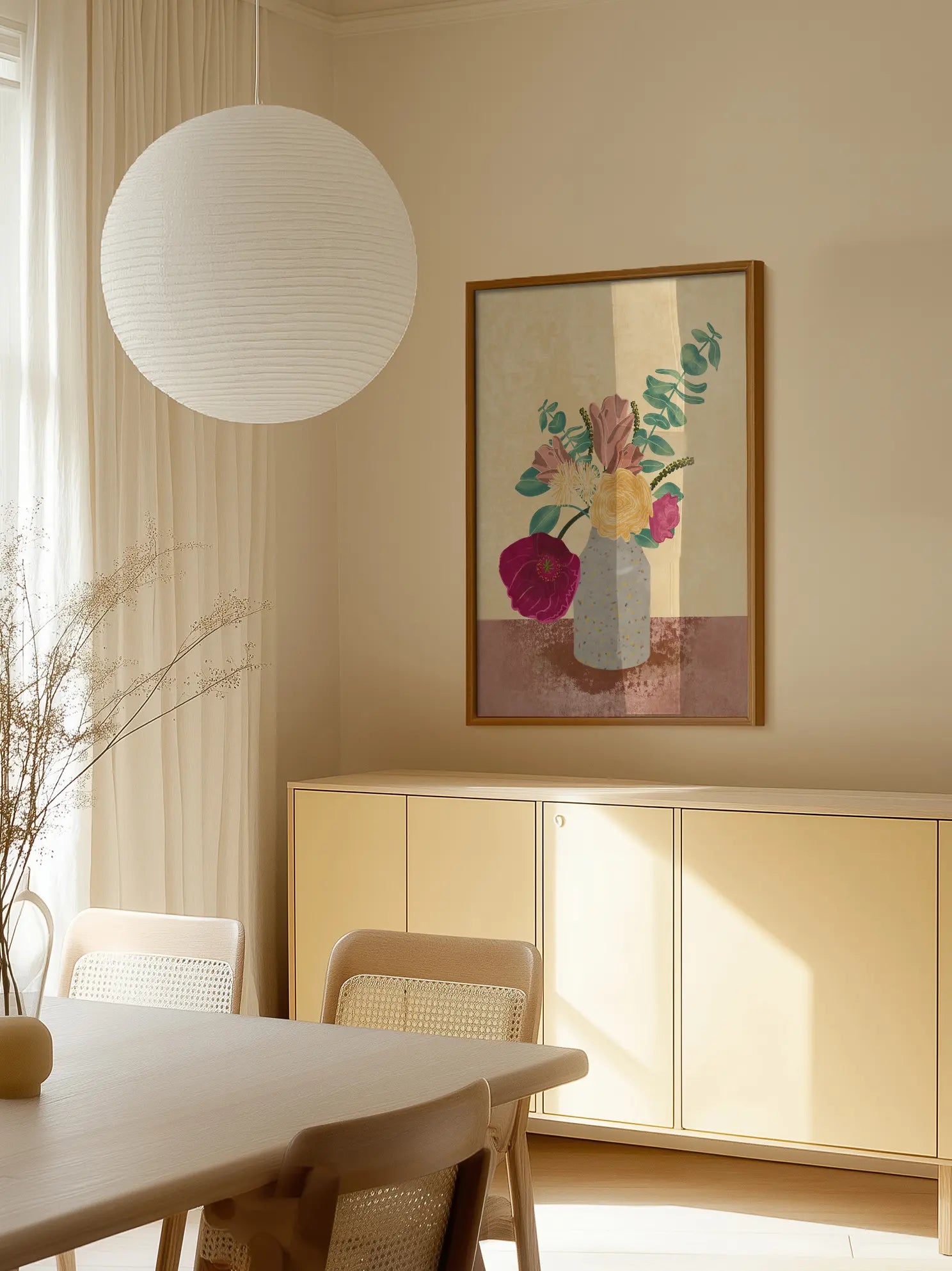Colorful Bouquet Poster
