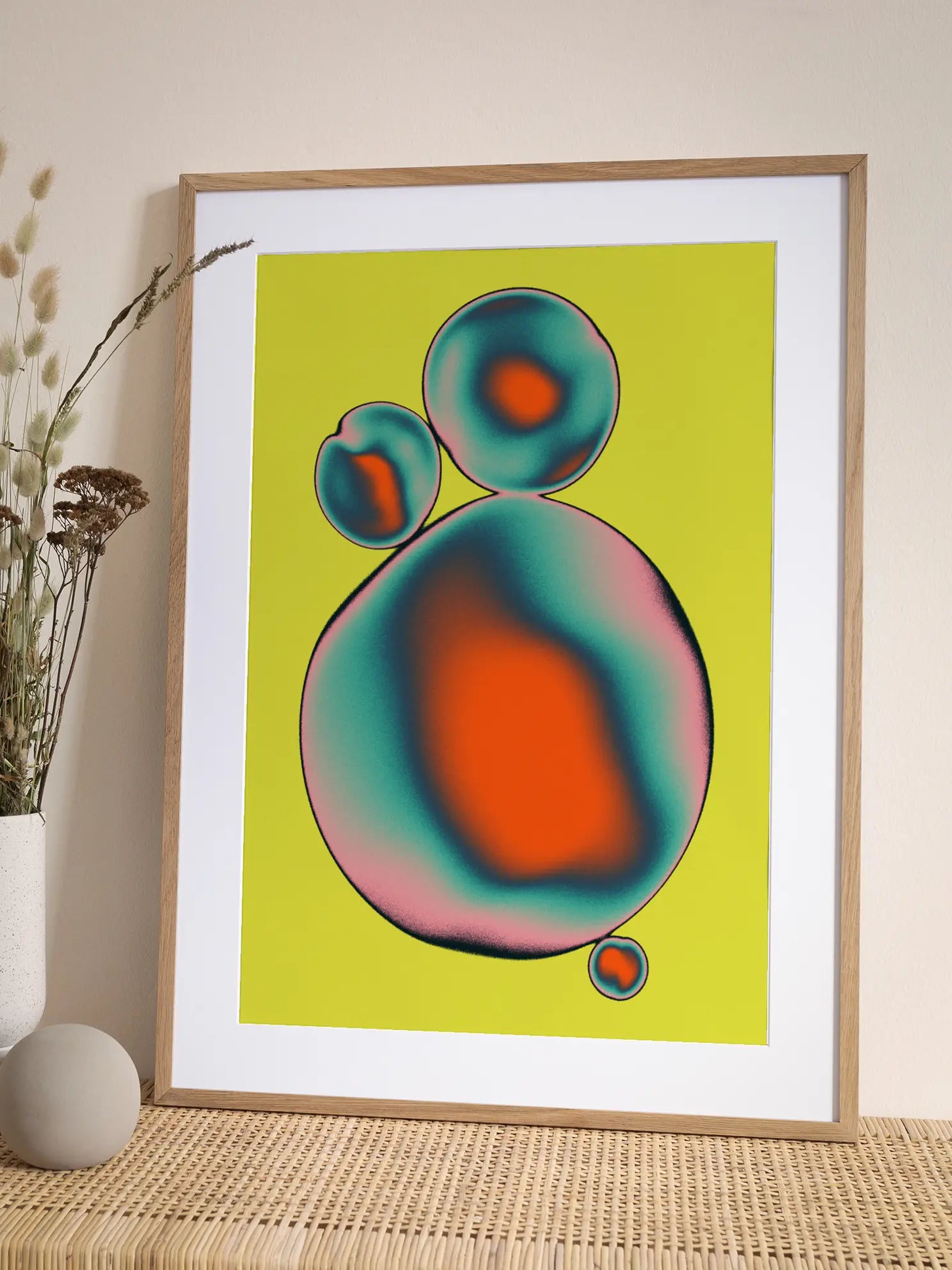 Colorful Bubbles Poster