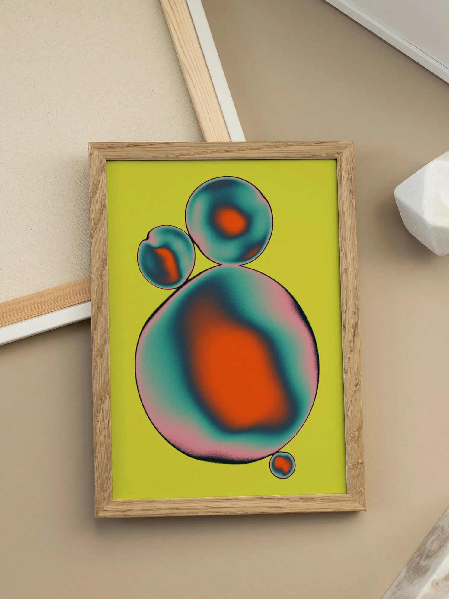 Colorful Bubbles Poster