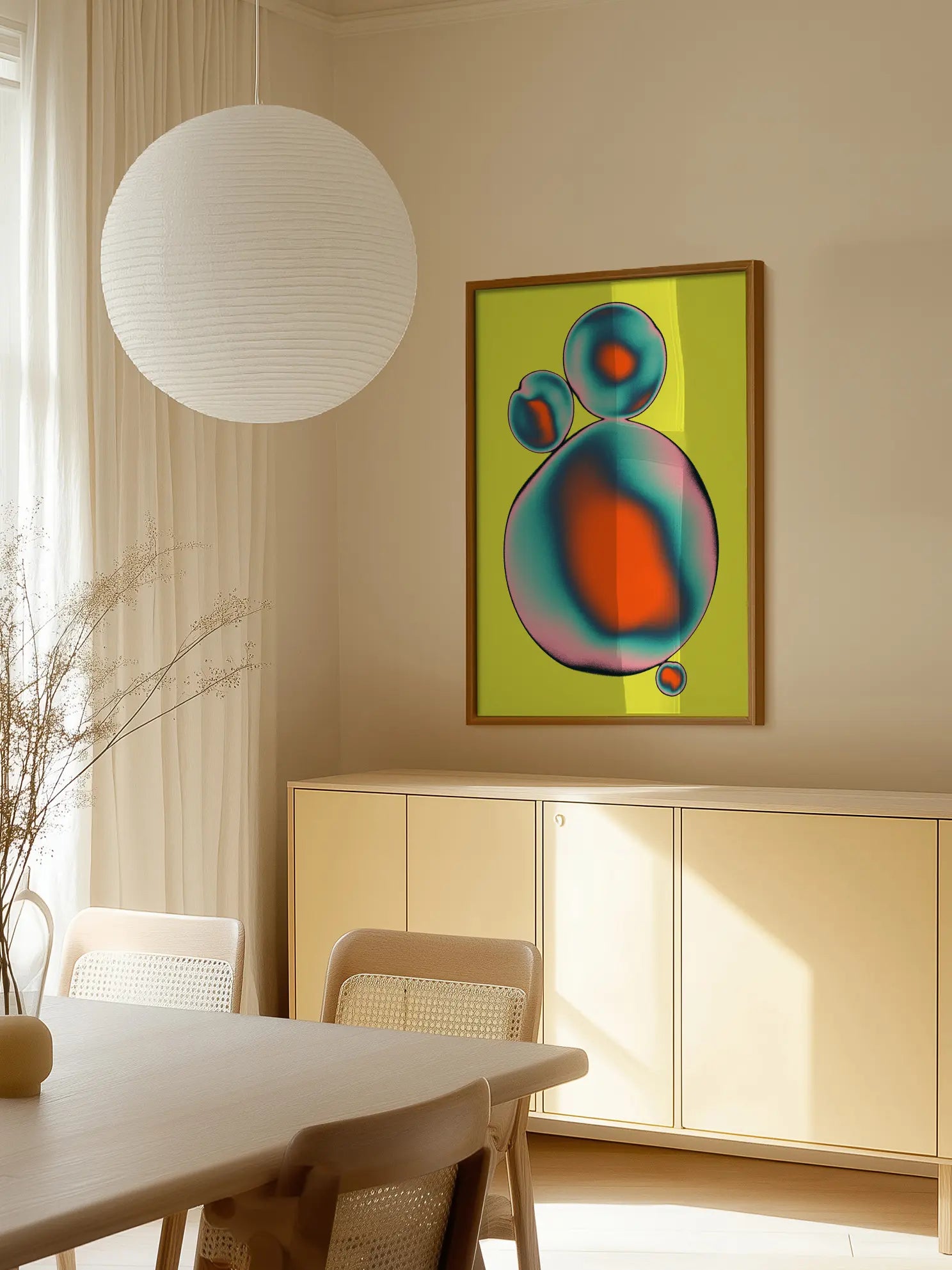 Colorful Bubbles Poster