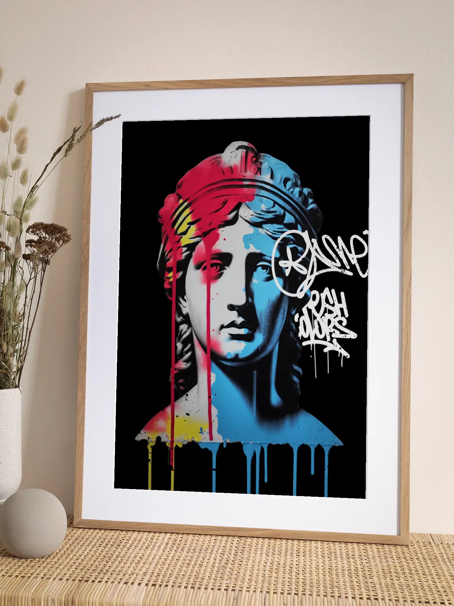 Colorful Bust Poster