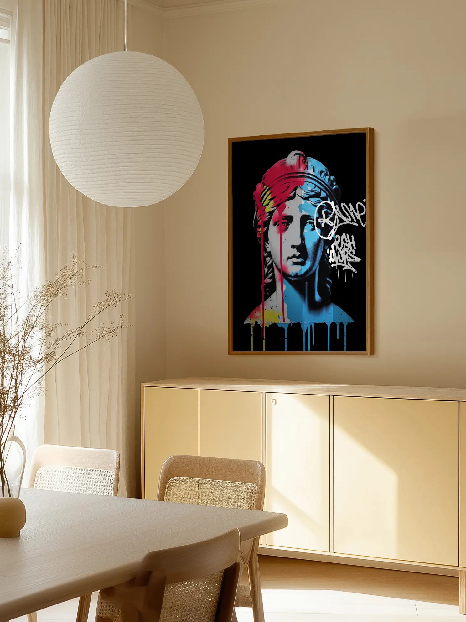 Colorful Bust Poster