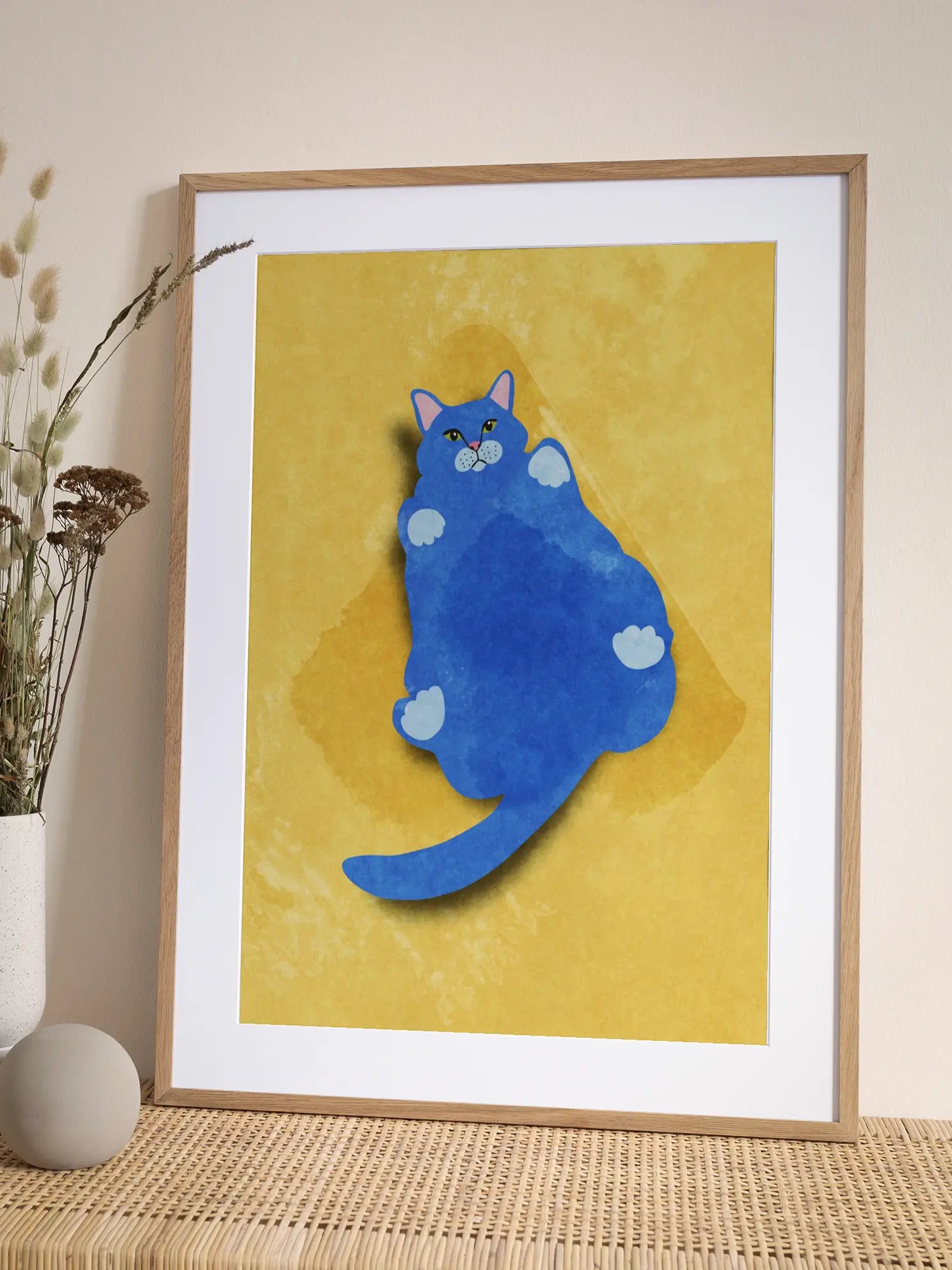 Colorful Cat Poster