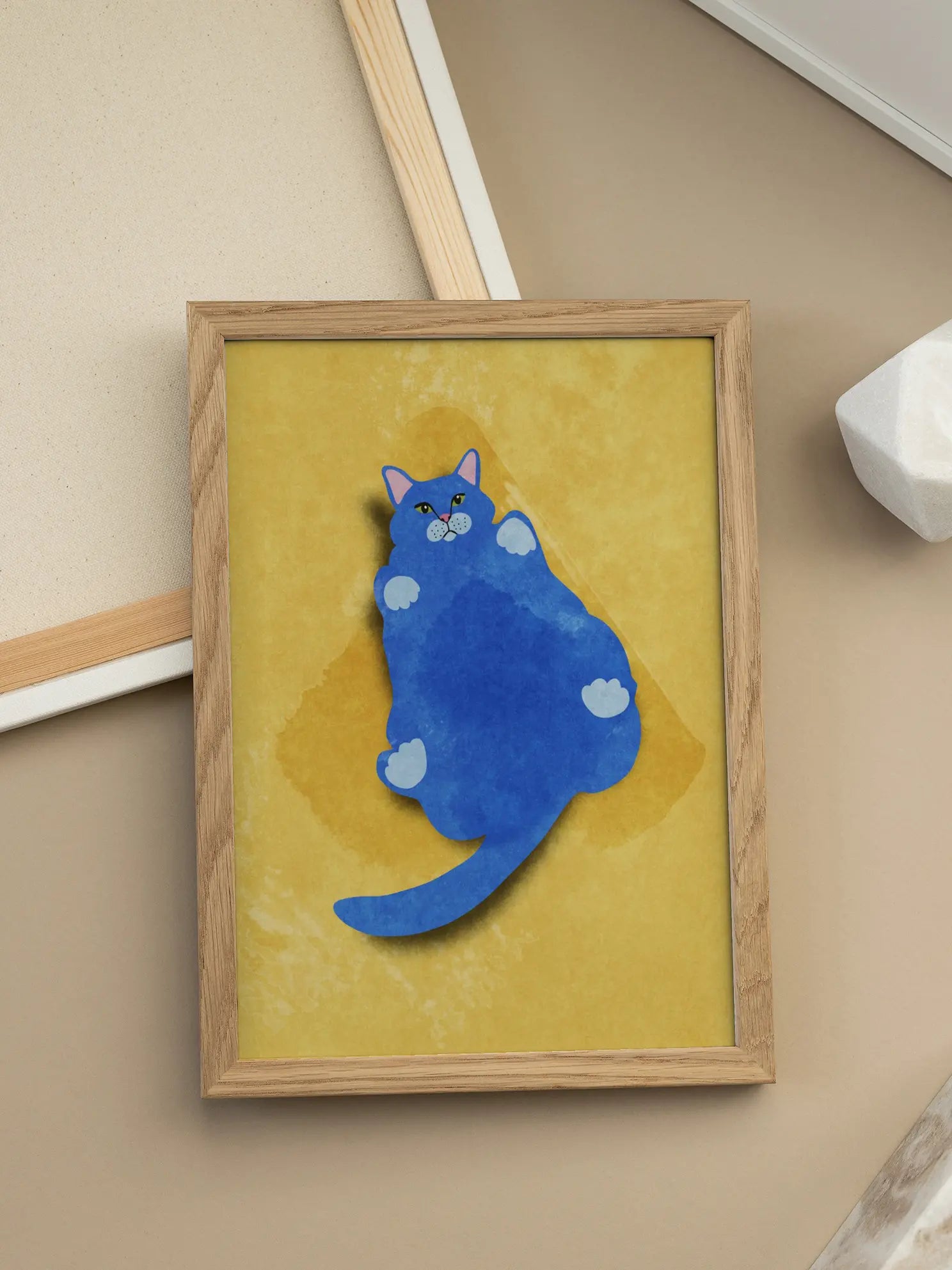 Colorful Cat Poster