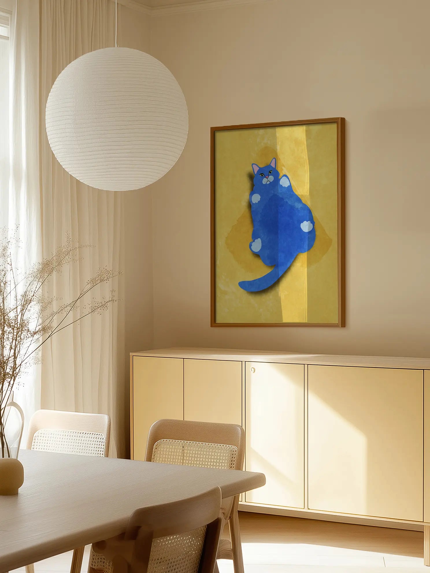 Colorful Cat Poster