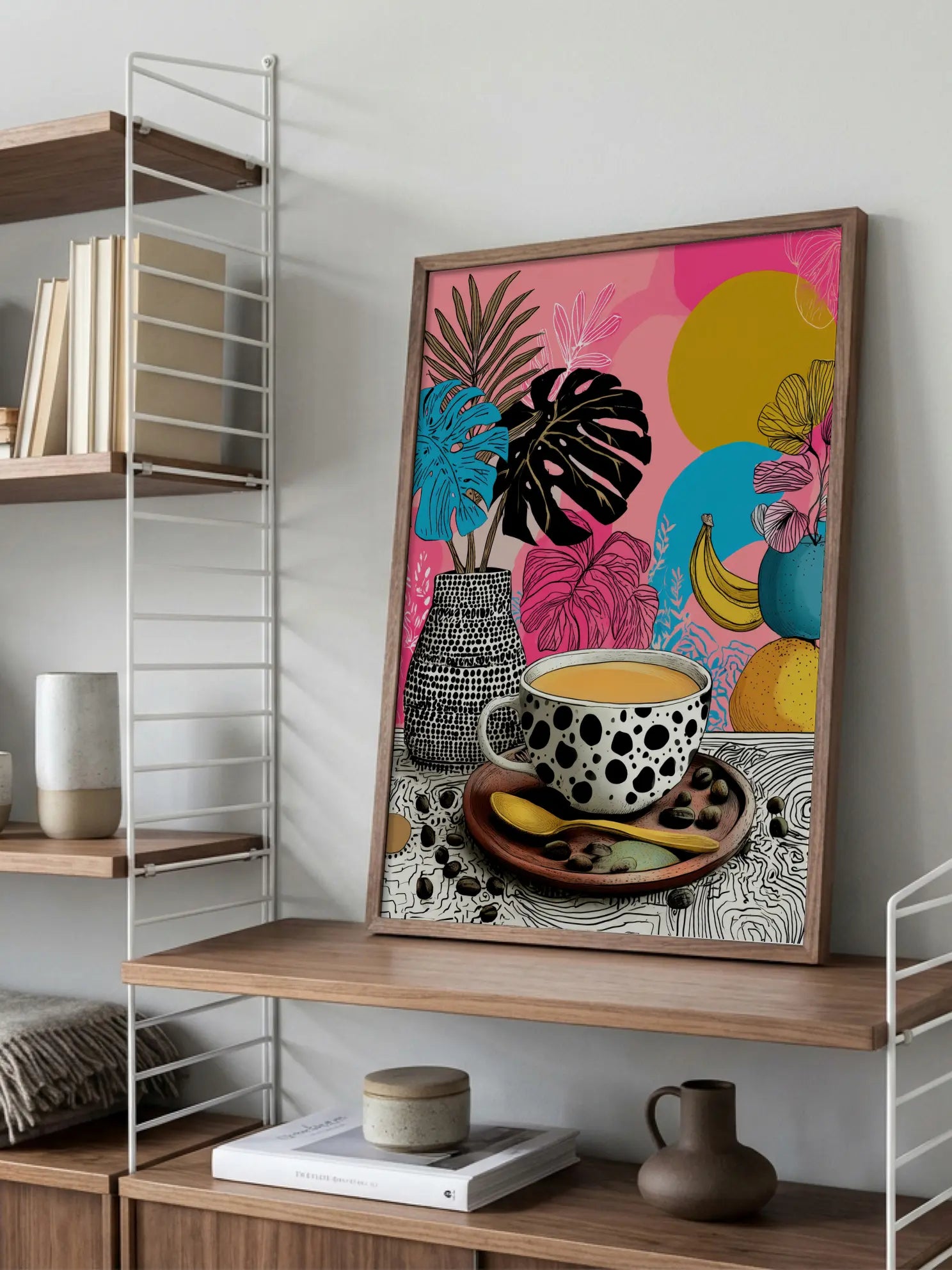 Colorful Coffee Poster