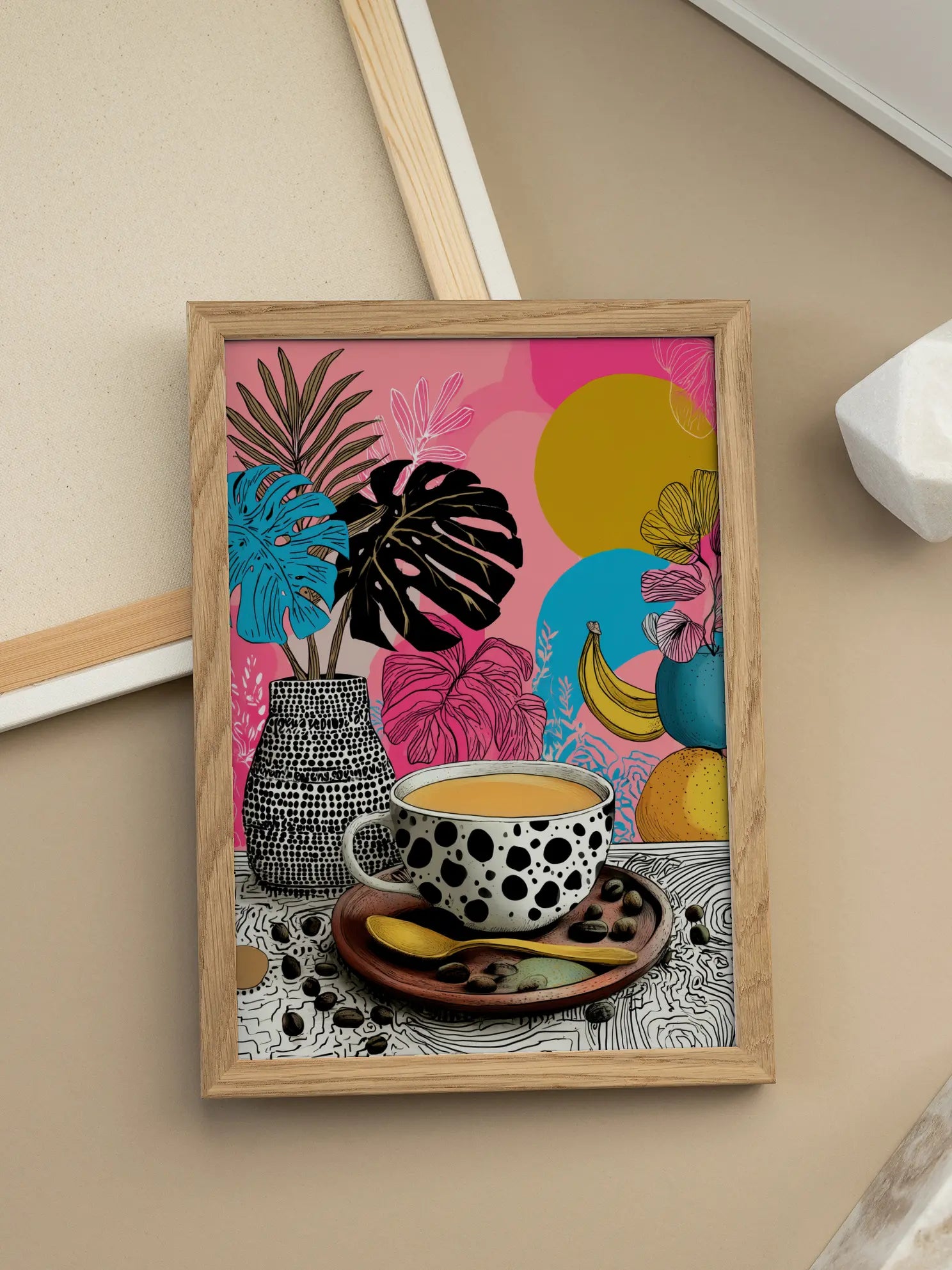 Colorful Coffee Poster