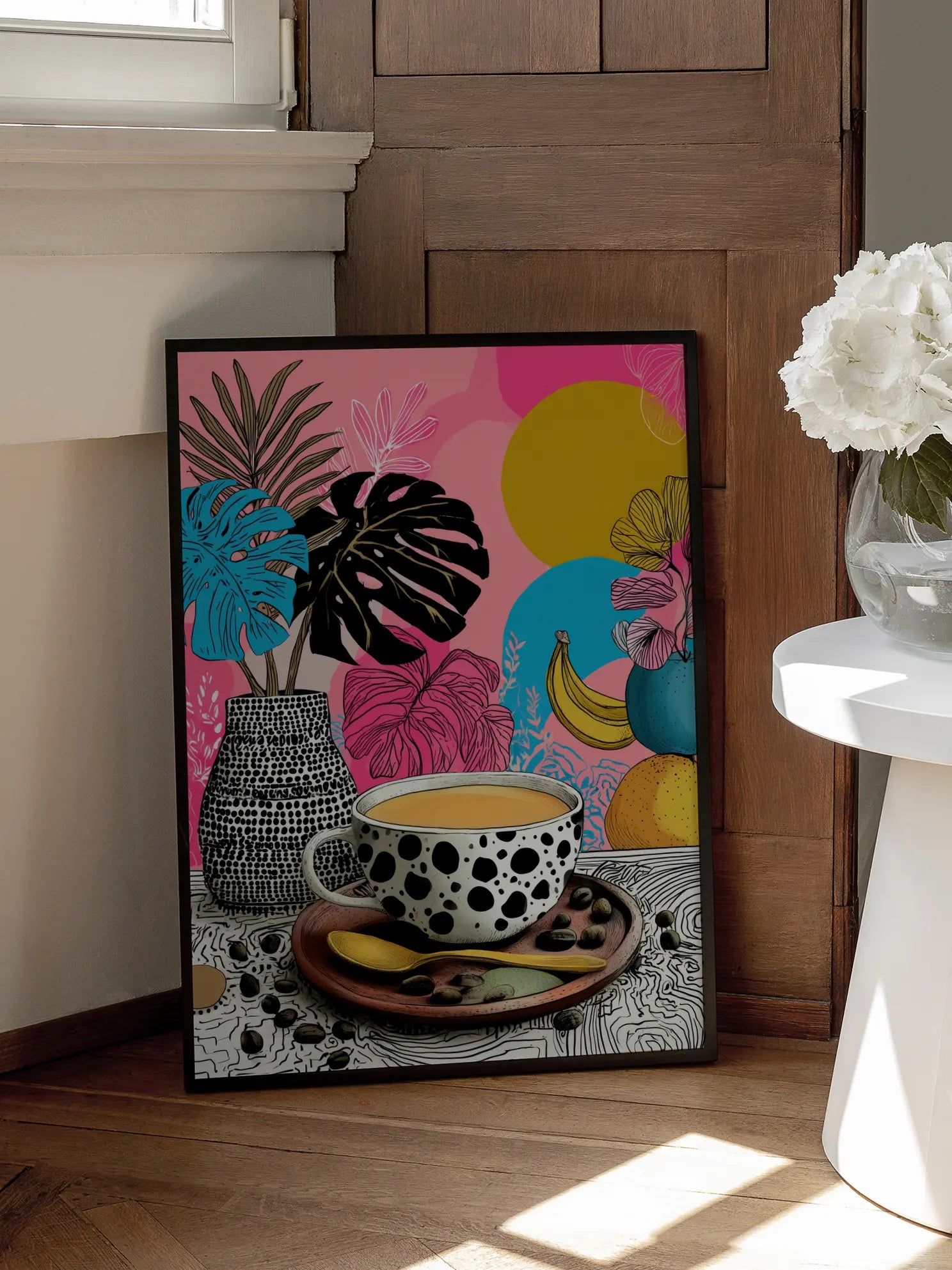 Colorful Coffee Poster